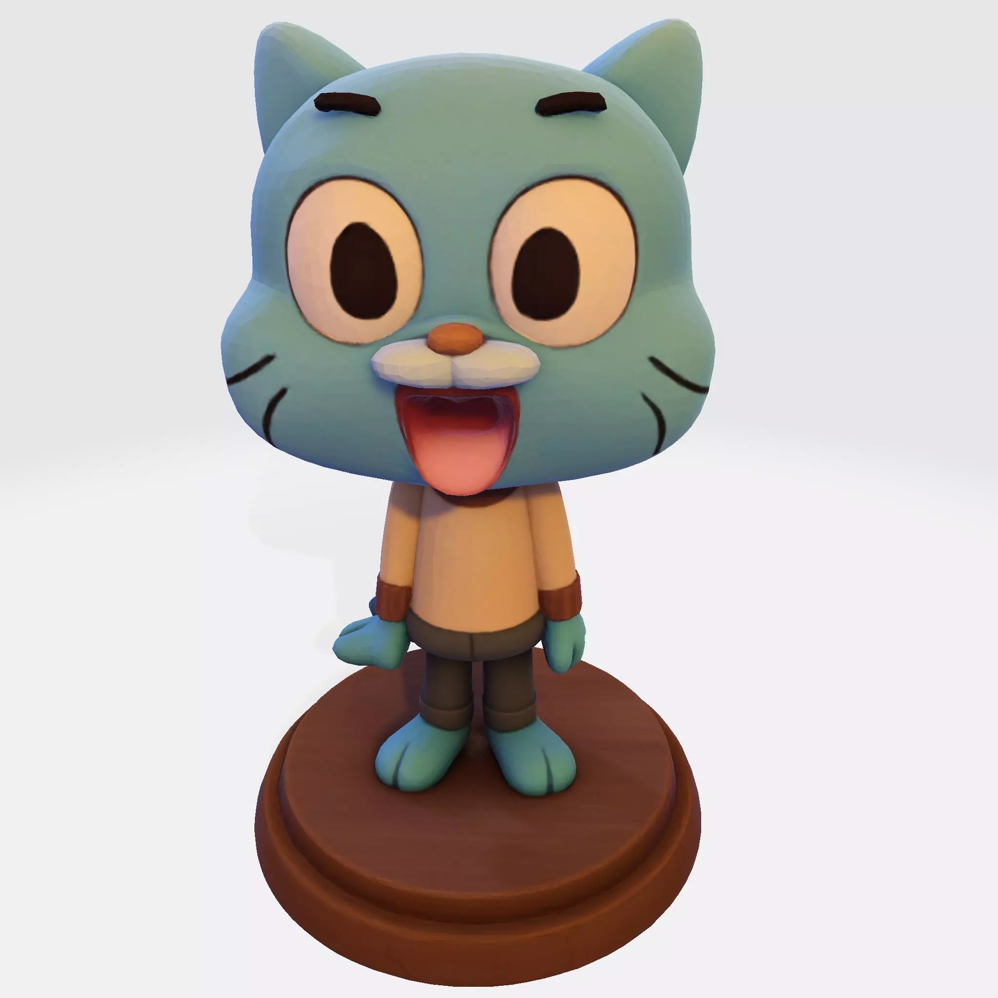 Gumball Watterson 3D Model for 3D Printing  3D print model_31