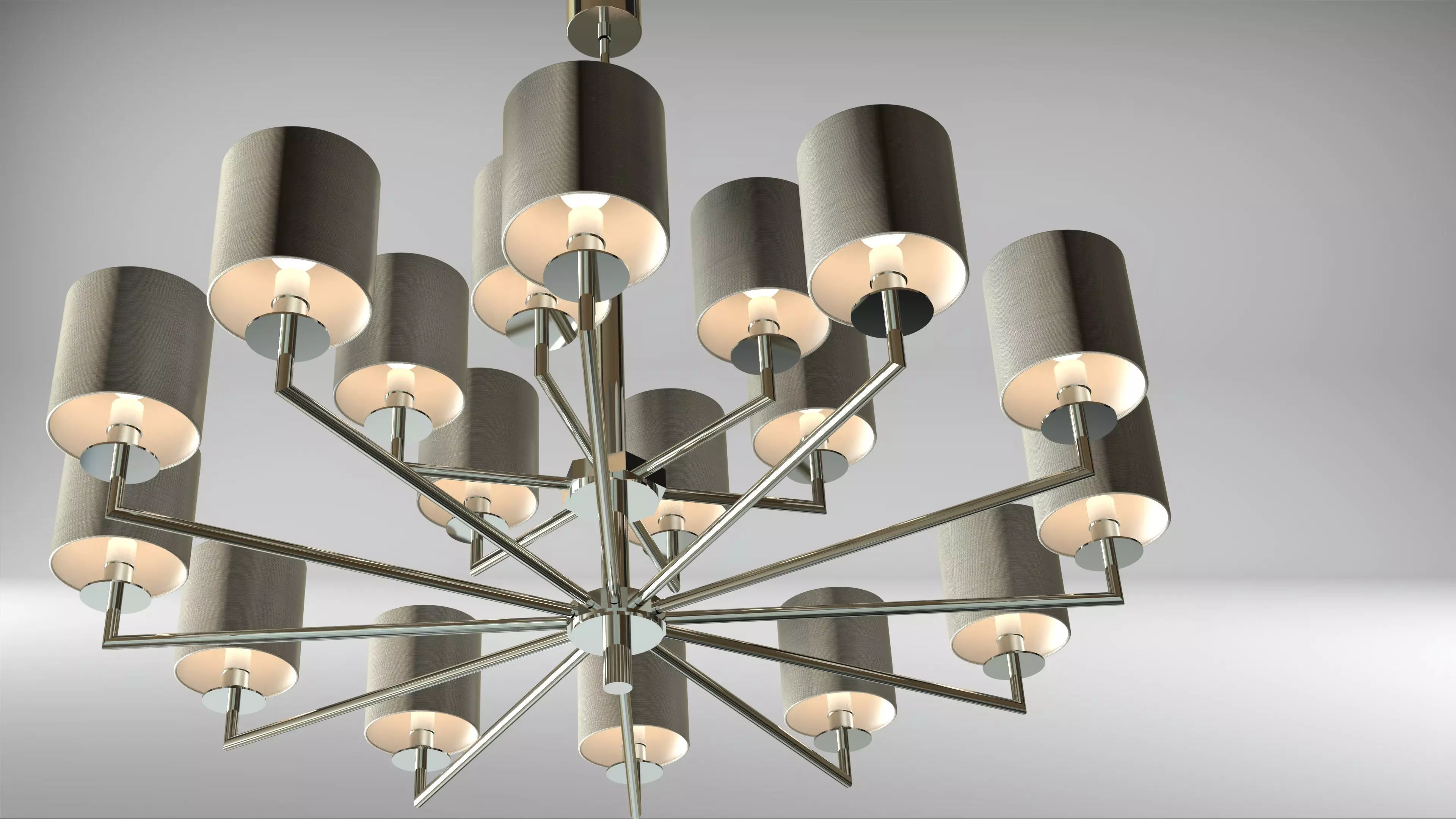 Cometa Chandelier 3D model_1