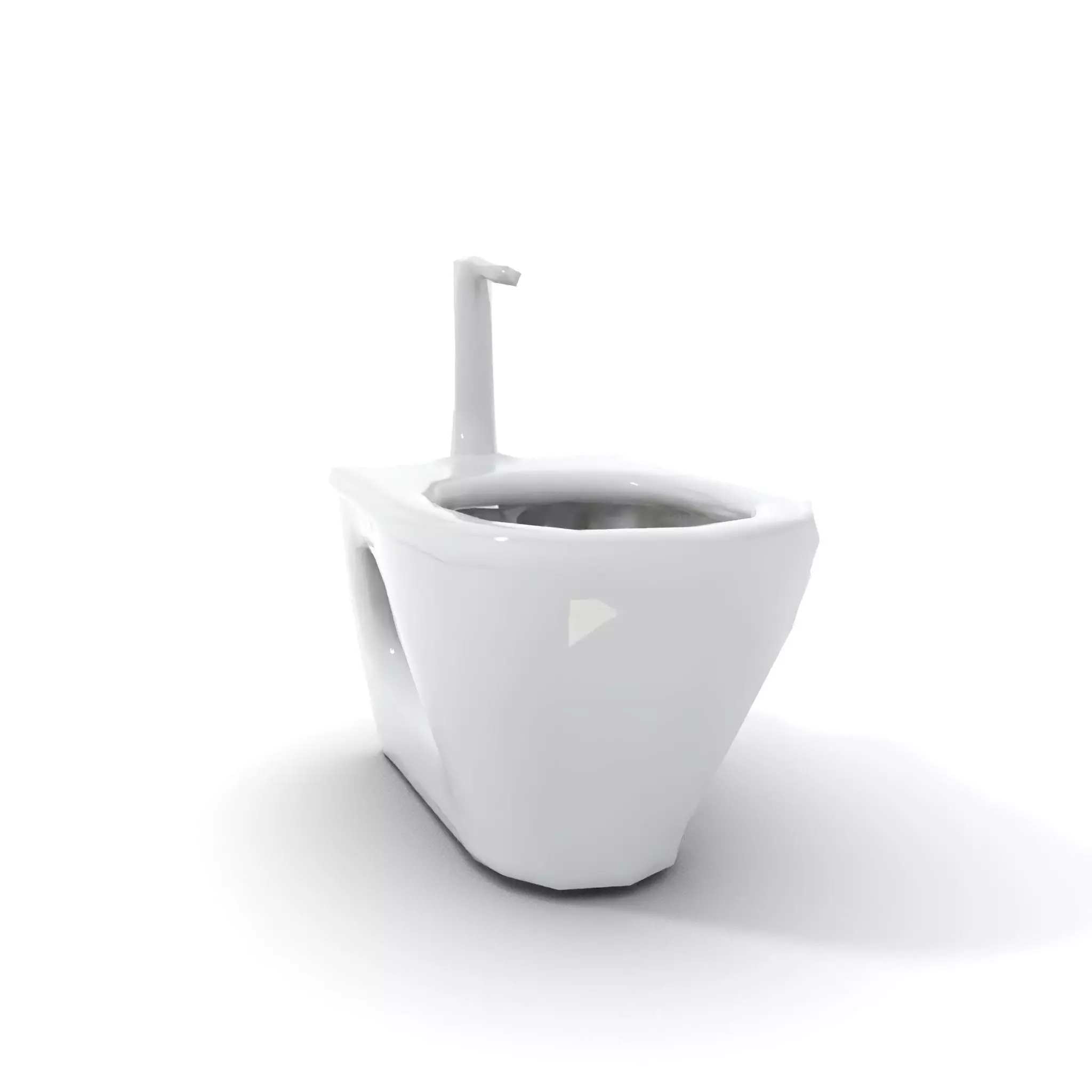 Modern White Bidet model pack Low-poly 3D model_14