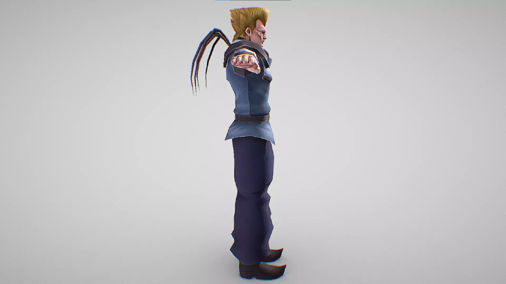 Dire - Jojo Bizarre Adventure - Phantom Blood Low-poly 3D model_4