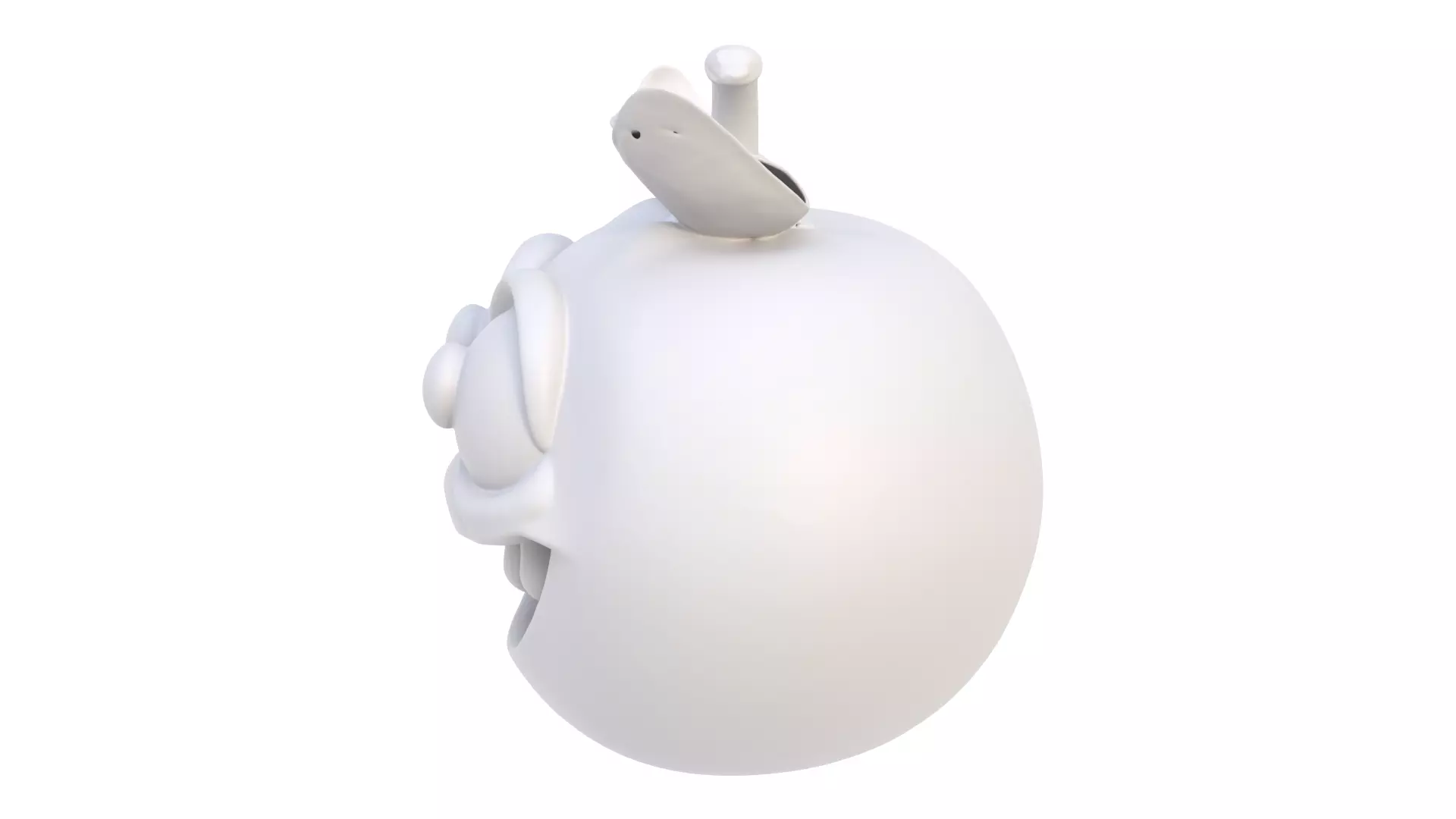 Smiling tomato 3D model_3