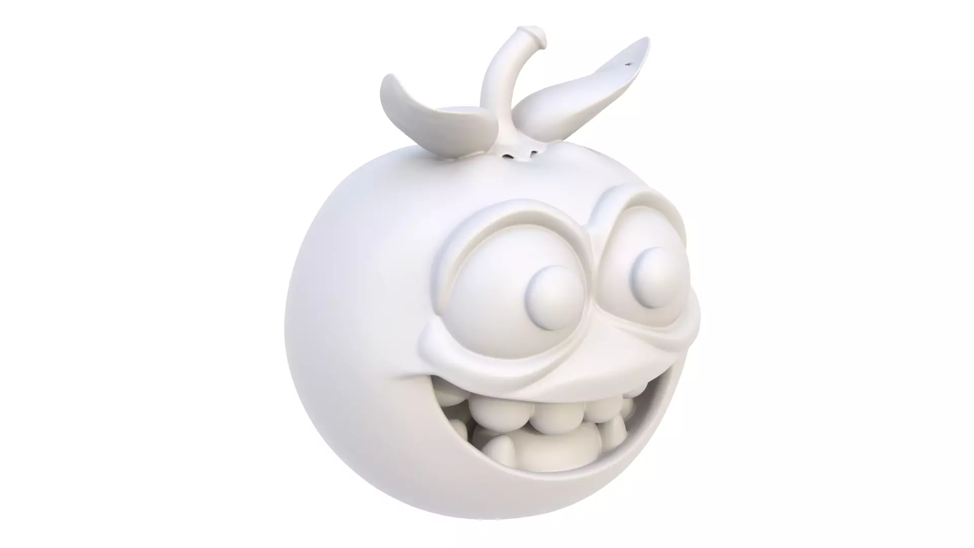 Smiling tomato 3D model_7