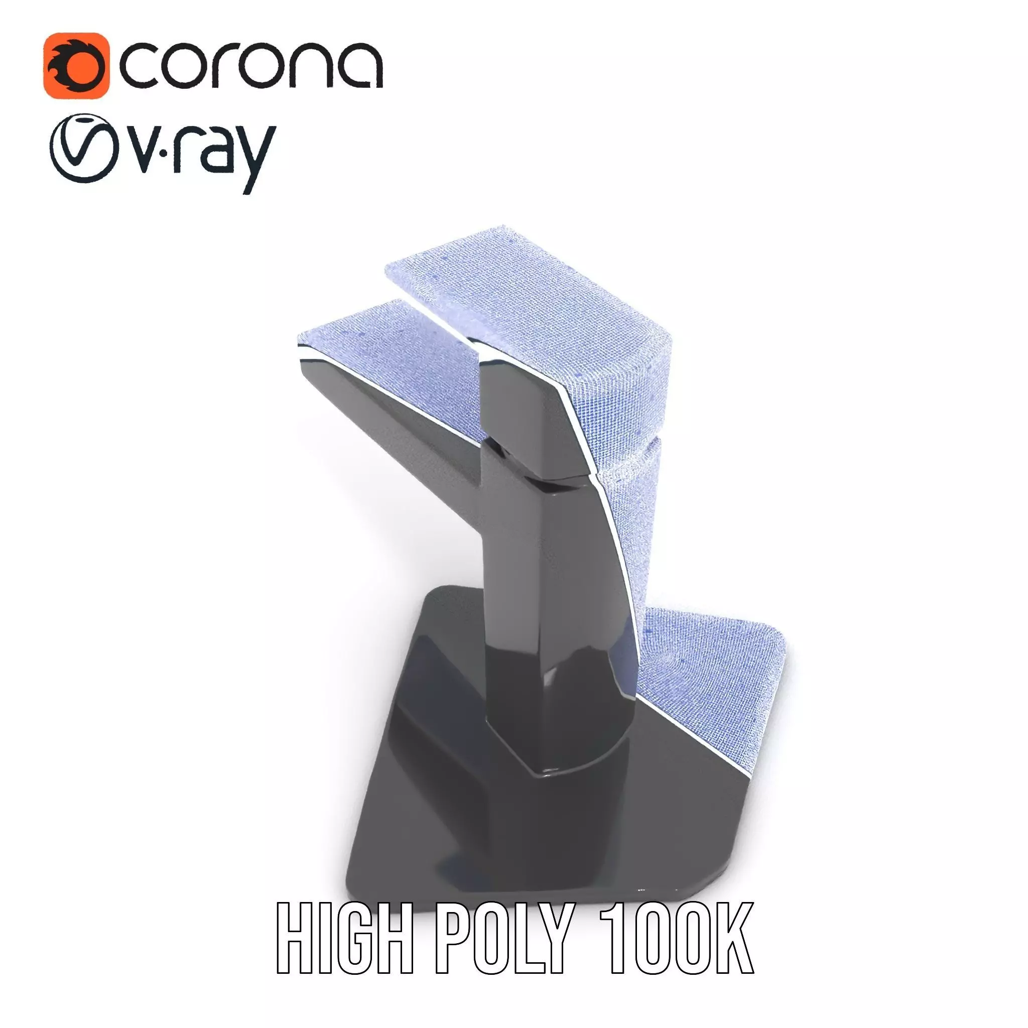 Matte Black Faucet model pack Low-poly 3D model_26