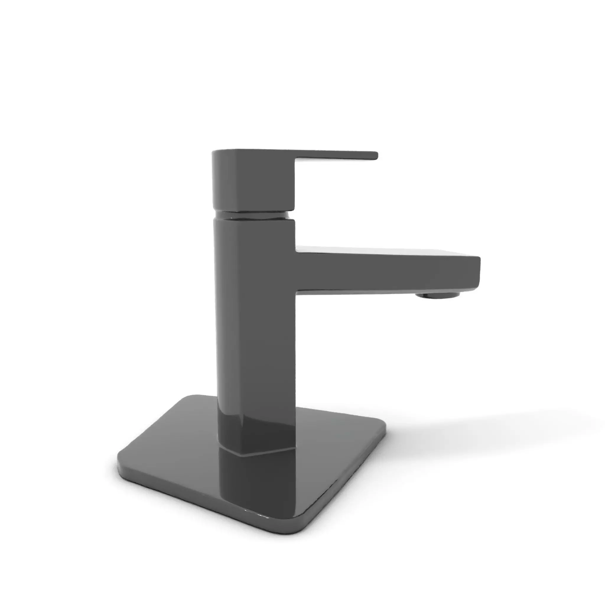 Matte Black Faucet model pack Low-poly 3D model_0