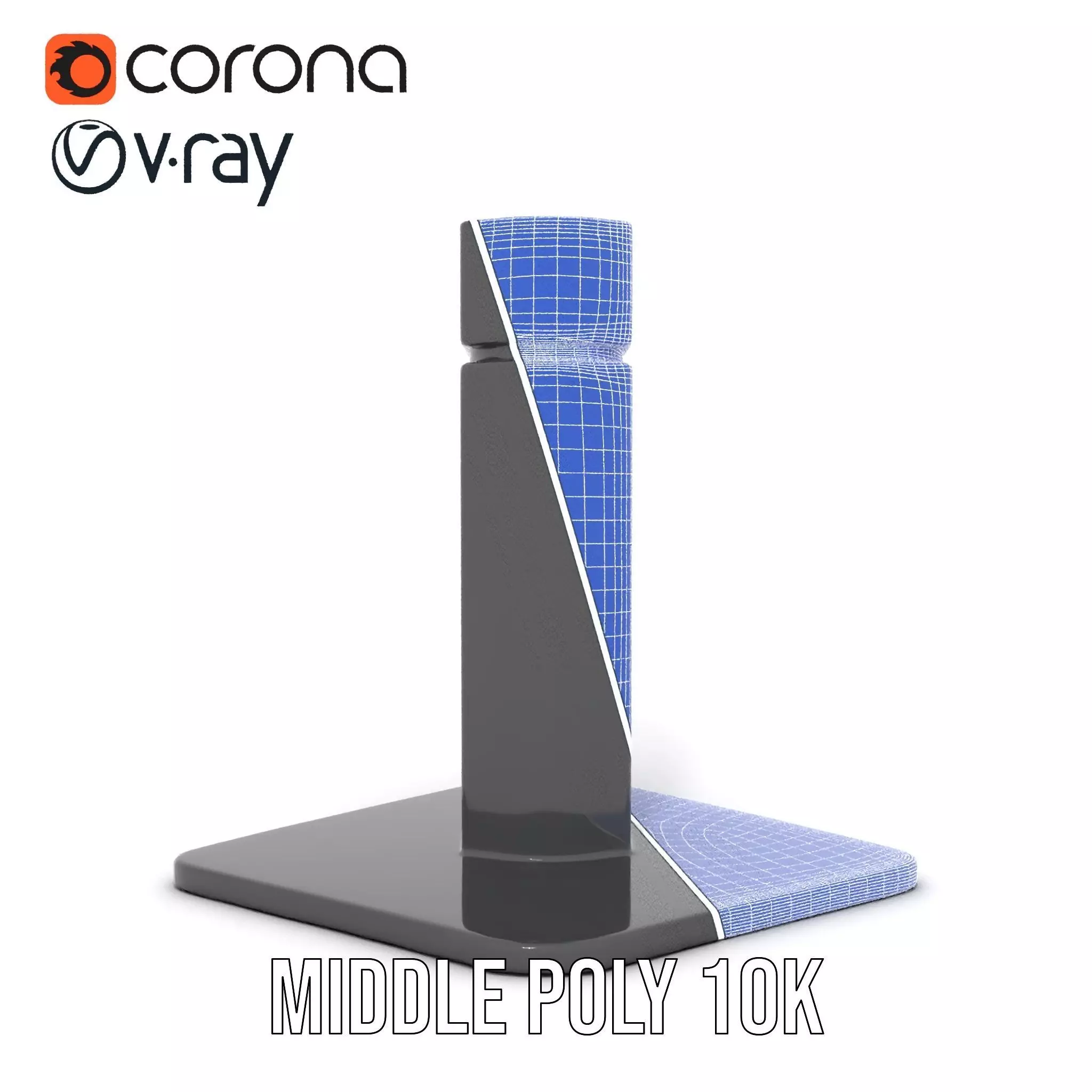 Matte Black Faucet model pack Low-poly 3D model_30