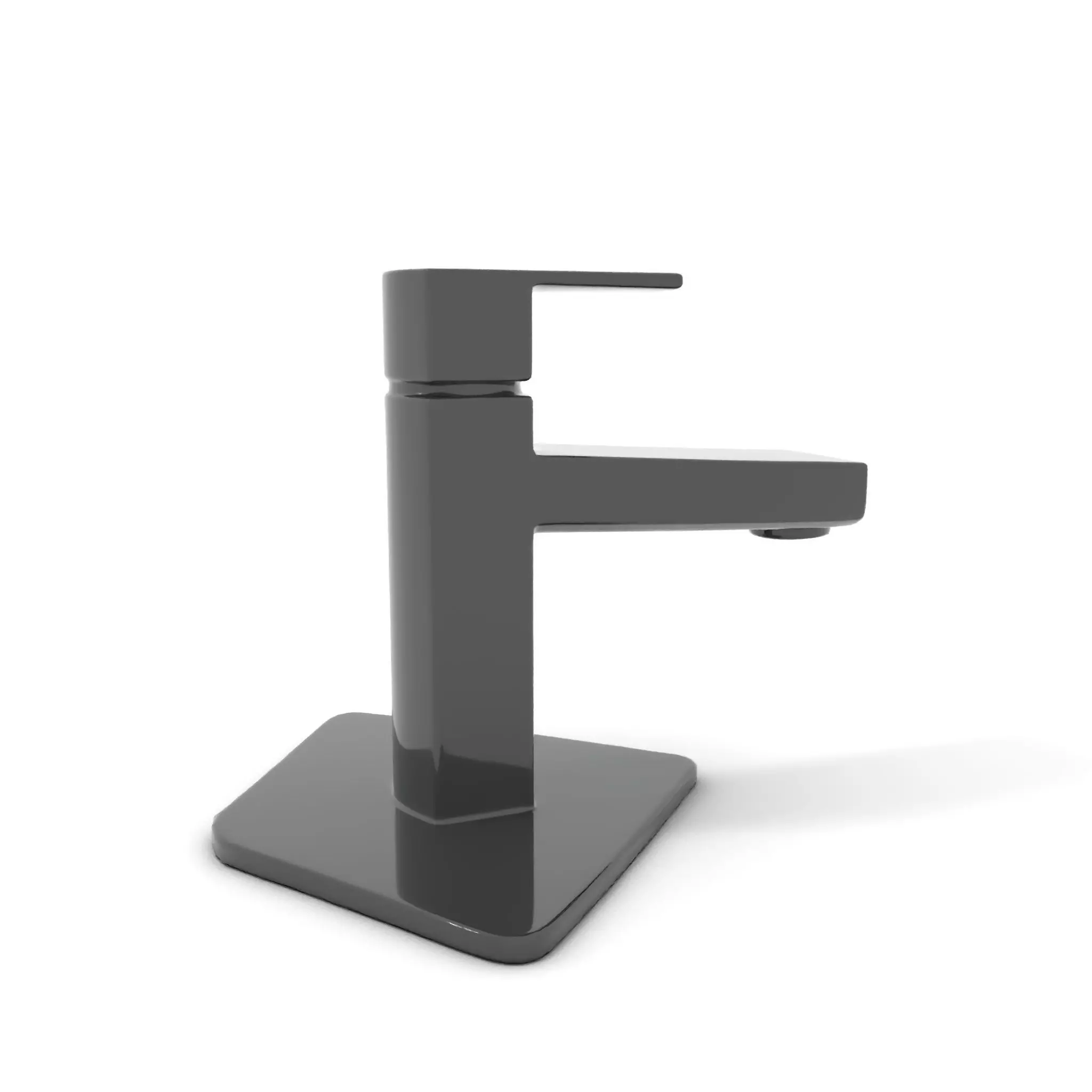 Matte Black Faucet model pack Low-poly 3D model_11