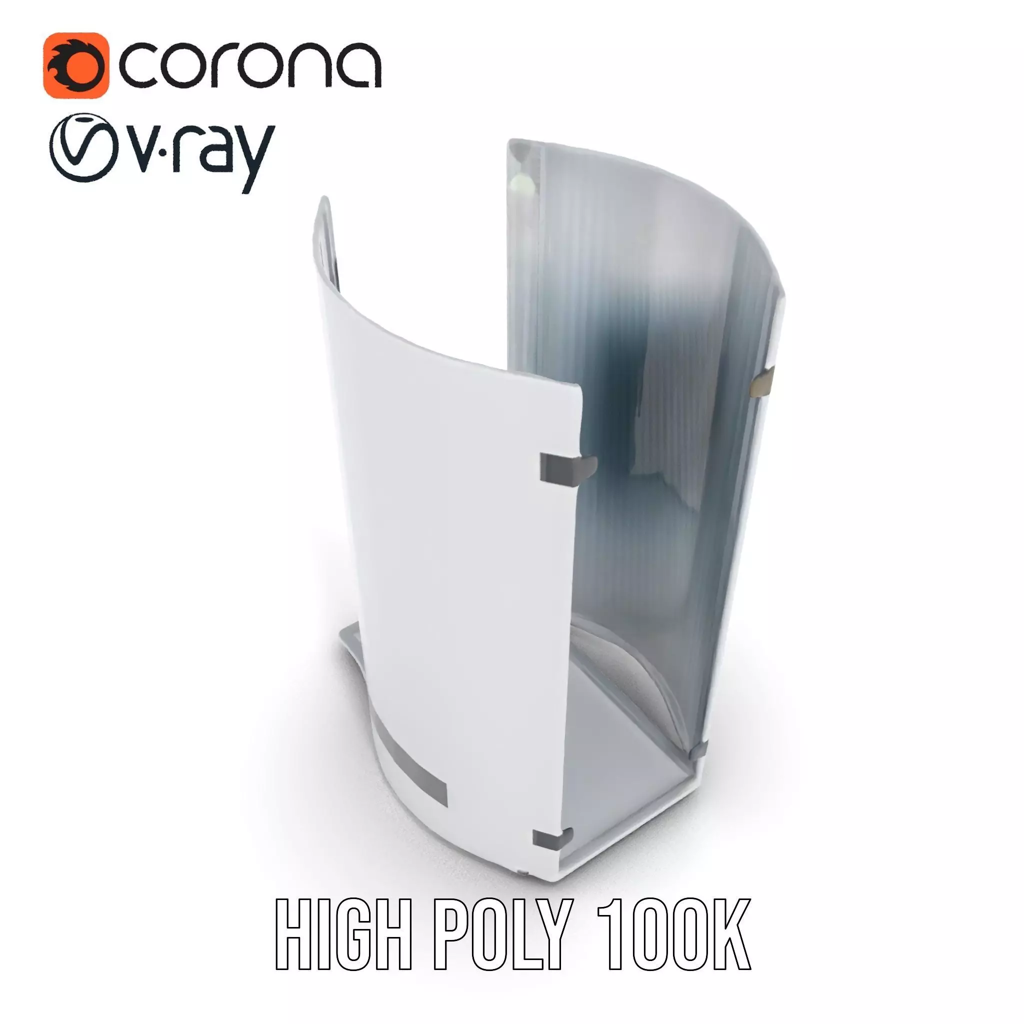 Elegant Glass Shower model pack Low-poly 3D model_28