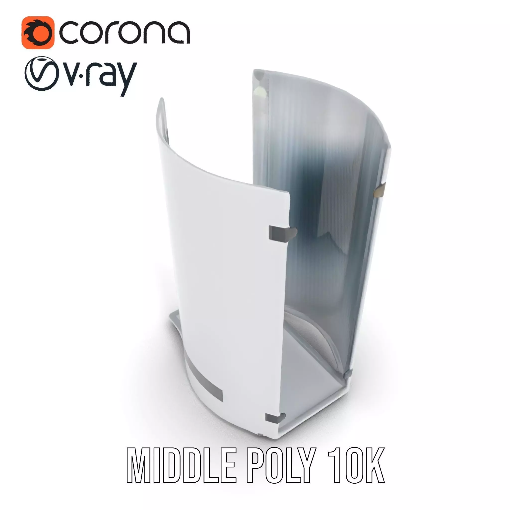 Elegant Glass Shower model pack Low-poly 3D model_18