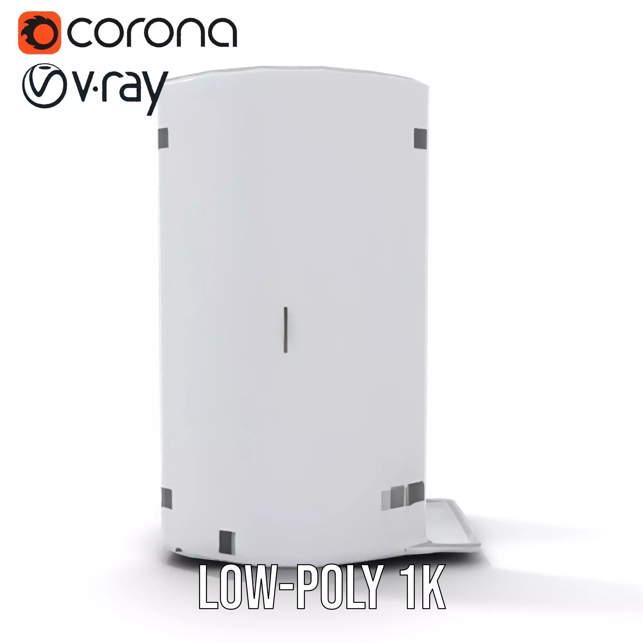 Elegant Glass Shower model pack Low-poly 3D model_19