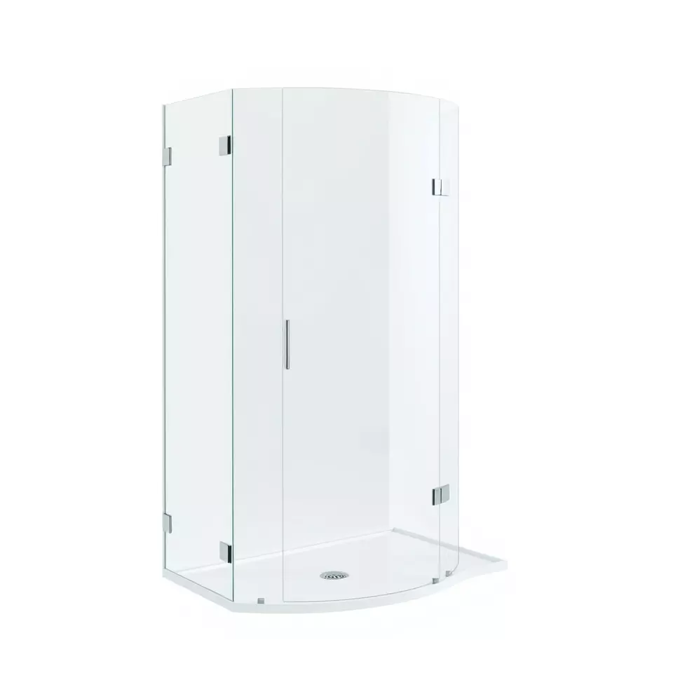 Elegant Glass Shower model pack Low-poly 3D model_2