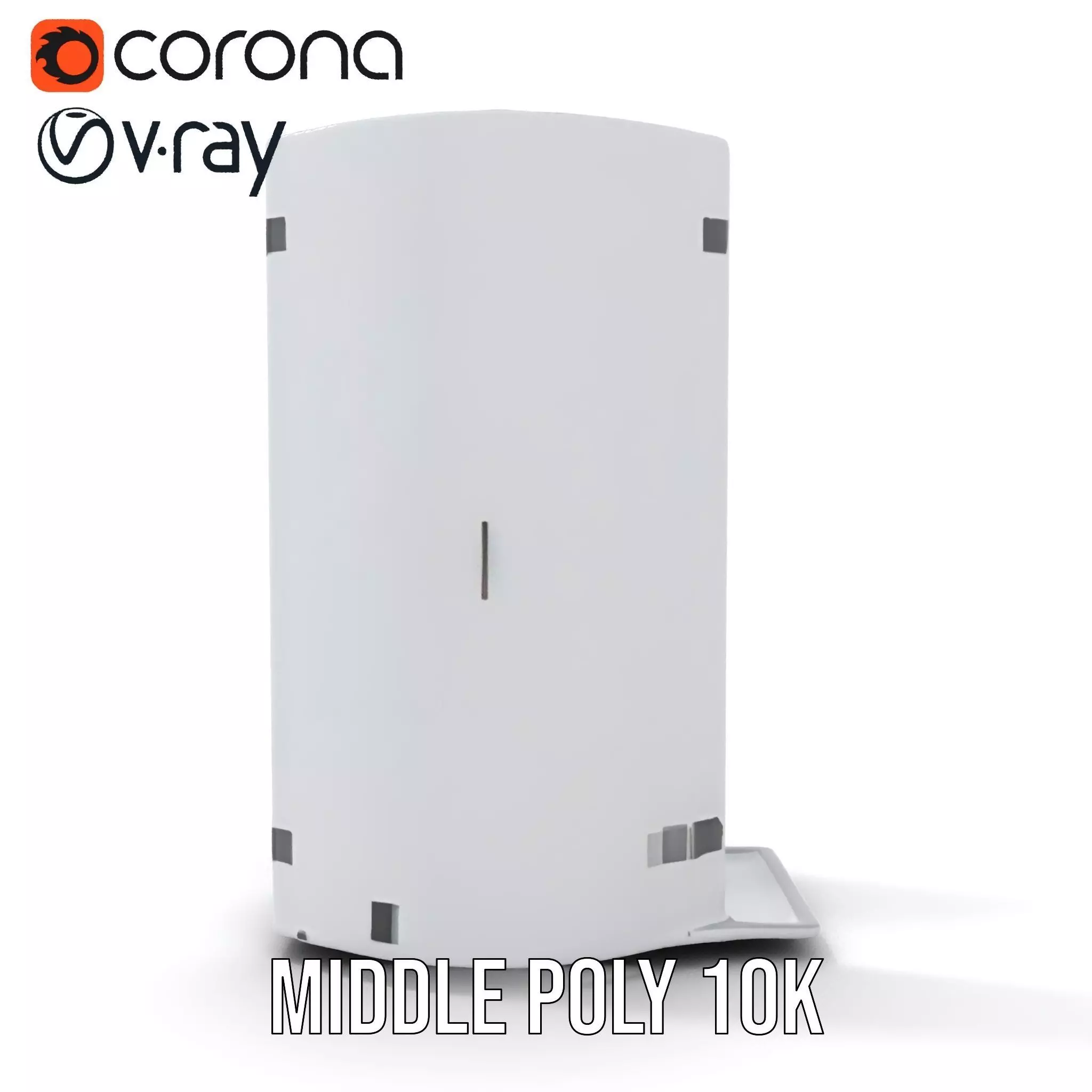 Elegant Glass Shower model pack Low-poly 3D model_13