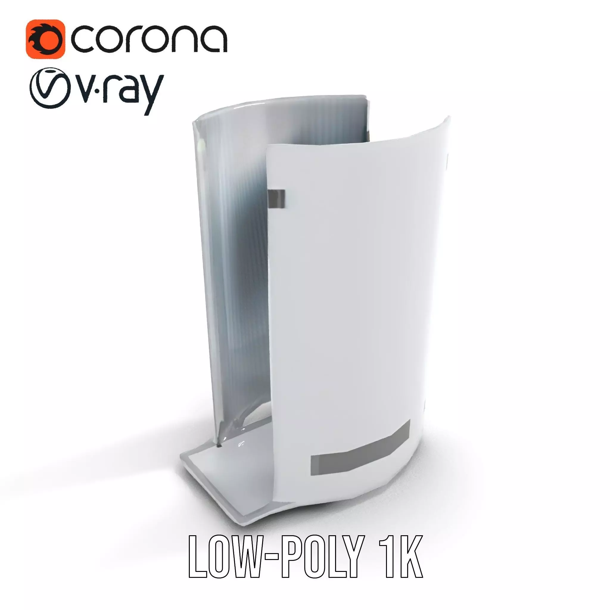 Elegant Glass Shower model pack Low-poly 3D model_24