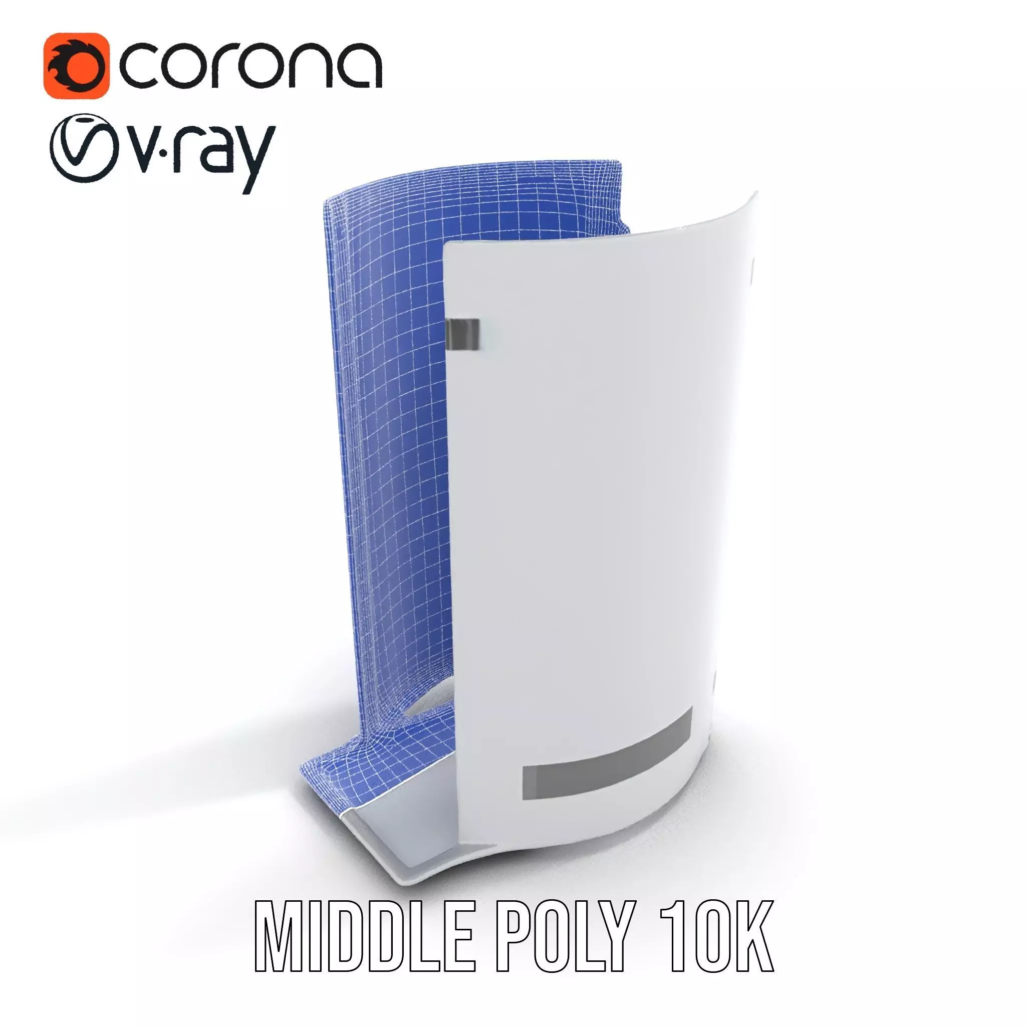 Elegant Glass Shower model pack Low-poly 3D model_20