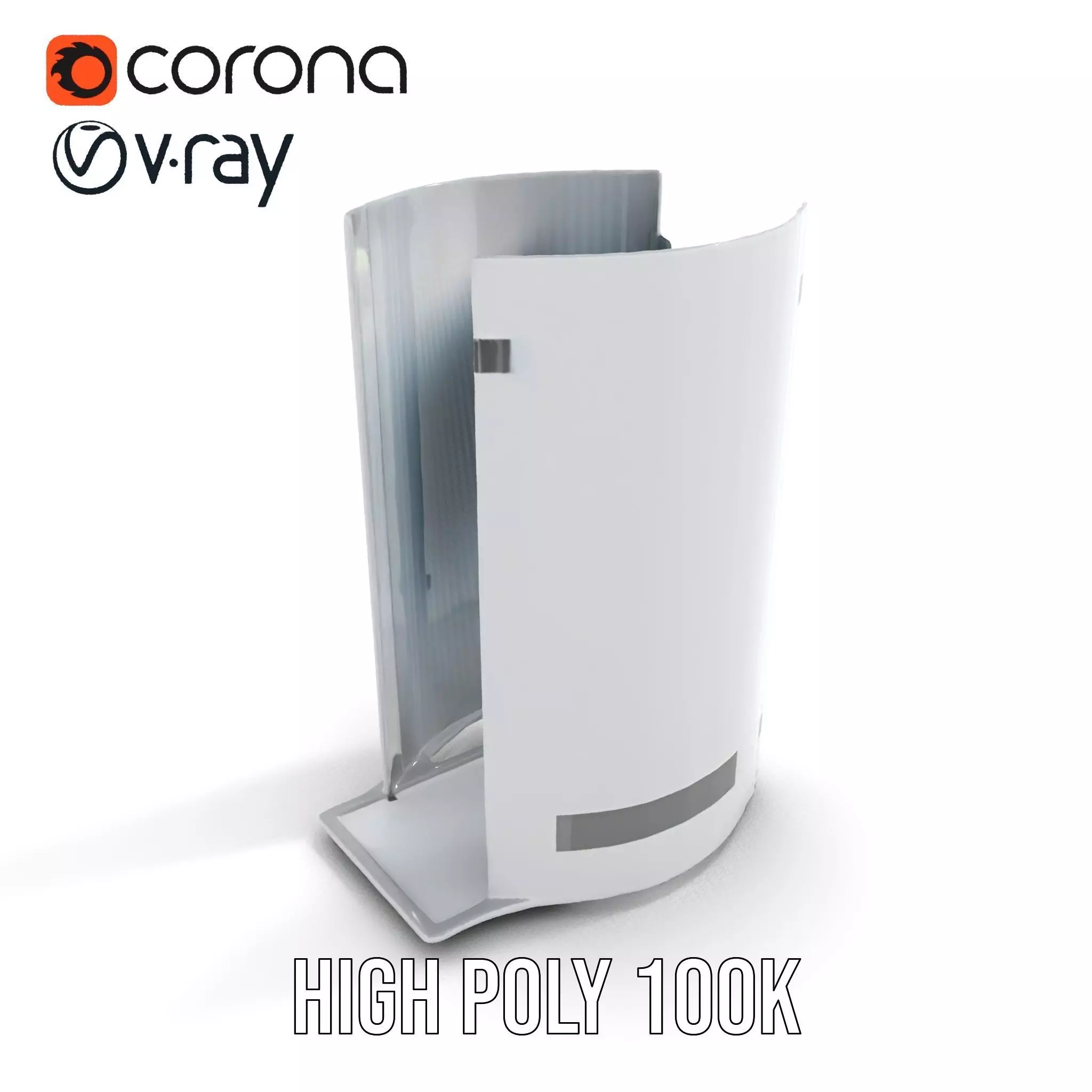 Elegant Glass Shower model pack Low-poly 3D model_17