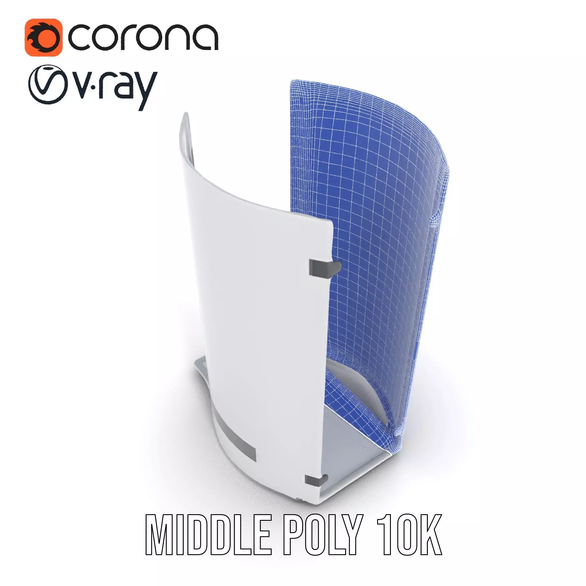 Elegant Glass Shower model pack Low-poly 3D model_11