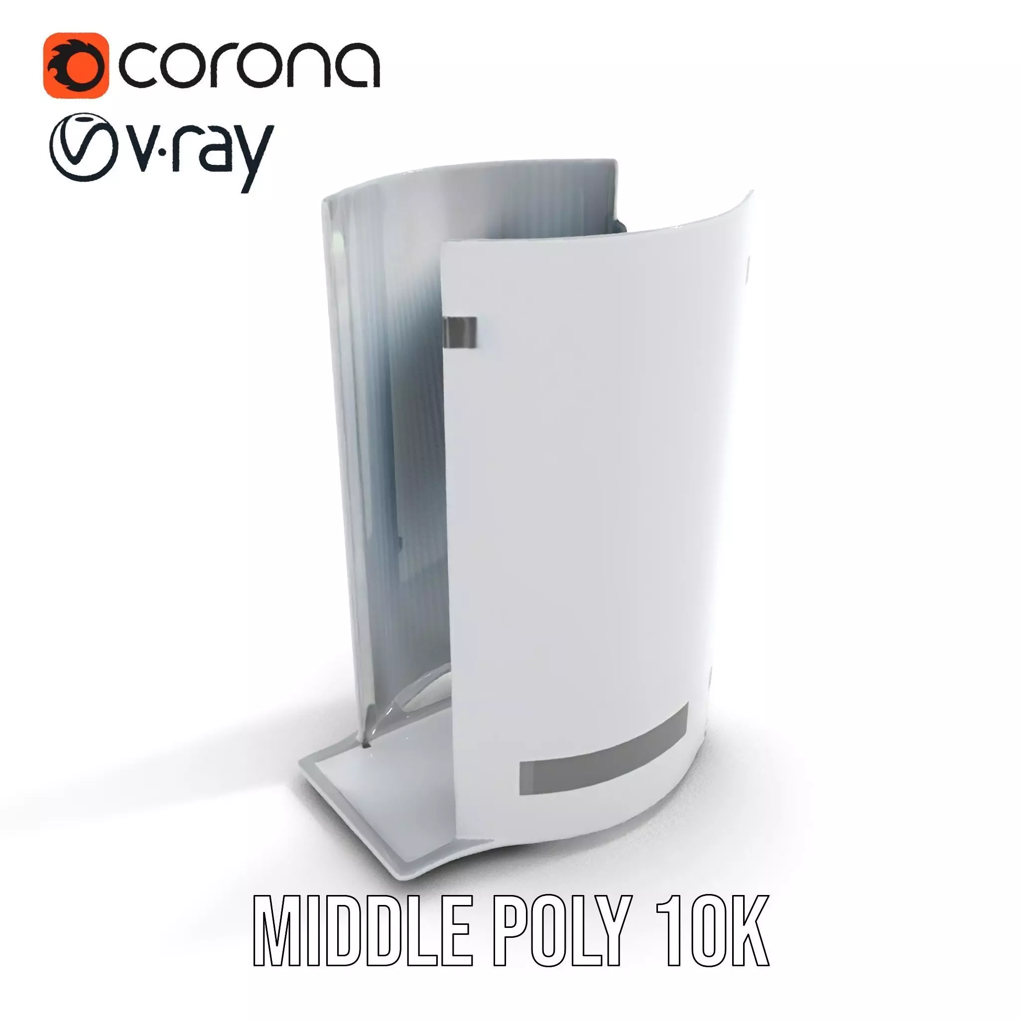 Elegant Glass Shower model pack Low-poly 3D model_15