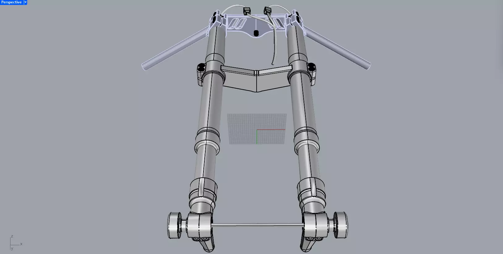 FORK FRONT SUSPENSION ELECTRONIC 3D model_10