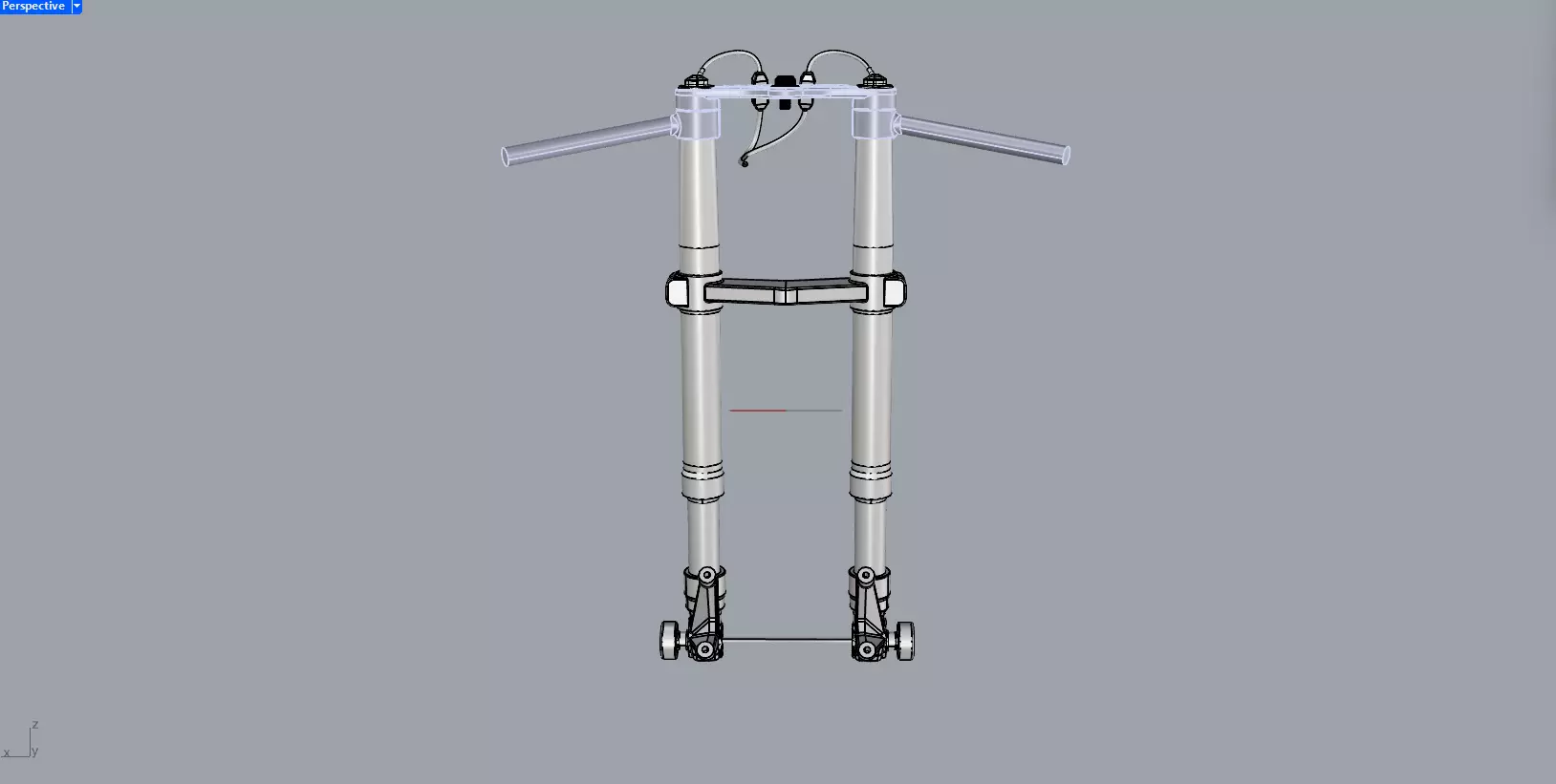 FORK FRONT SUSPENSION ELECTRONIC 3D model_7