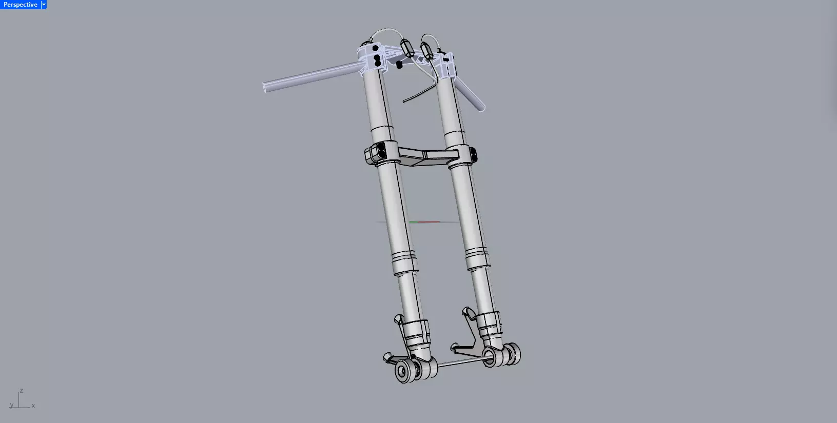 FORK FRONT SUSPENSION ELECTRONIC 3D model_6