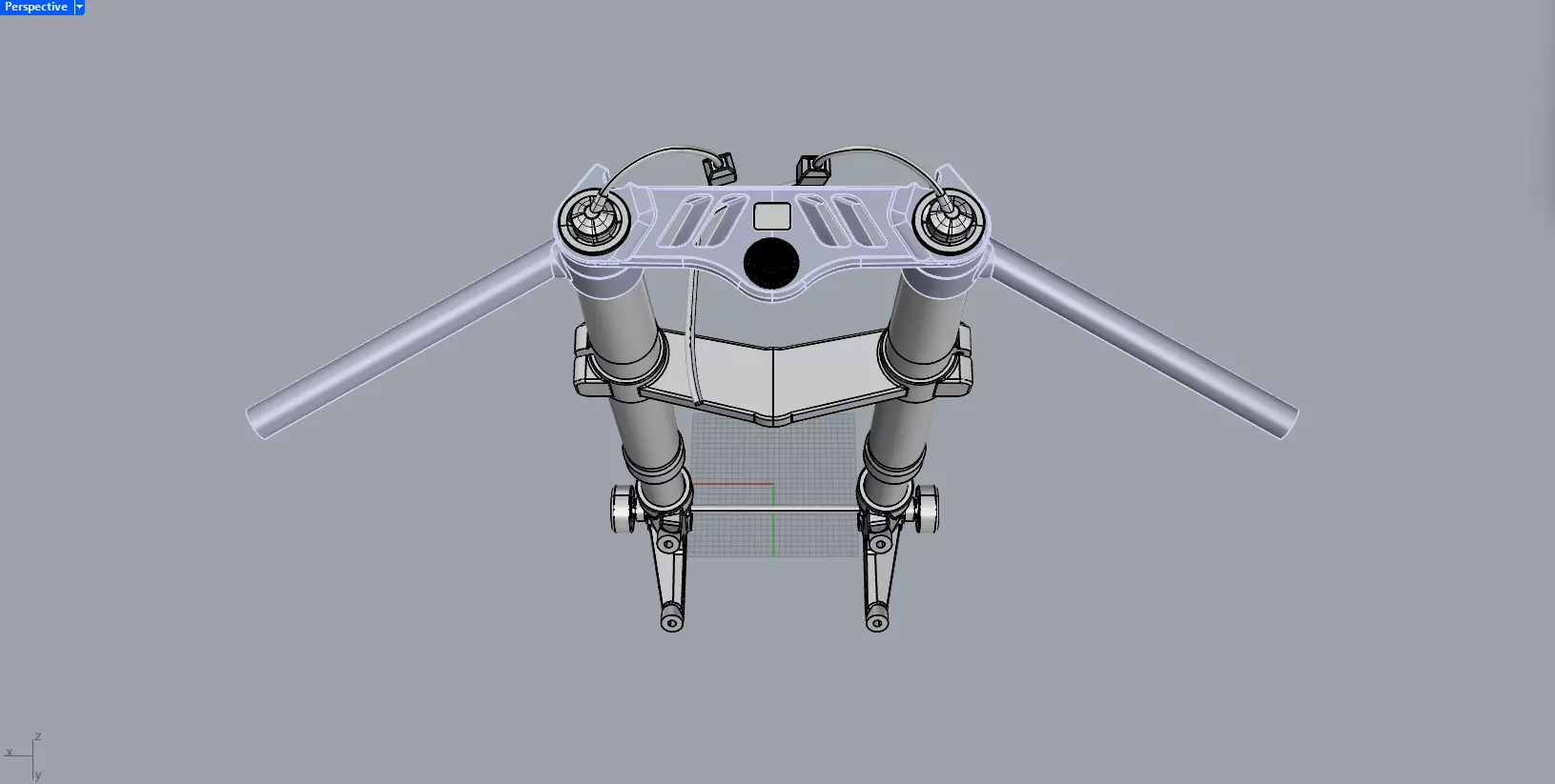 FORK FRONT SUSPENSION ELECTRONIC 3D model_8