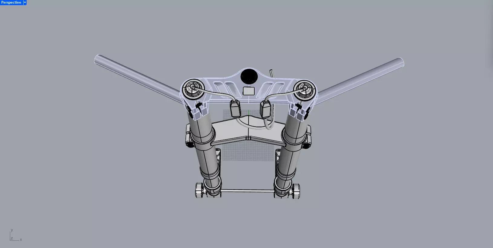 FORK FRONT SUSPENSION ELECTRONIC 3D model_9