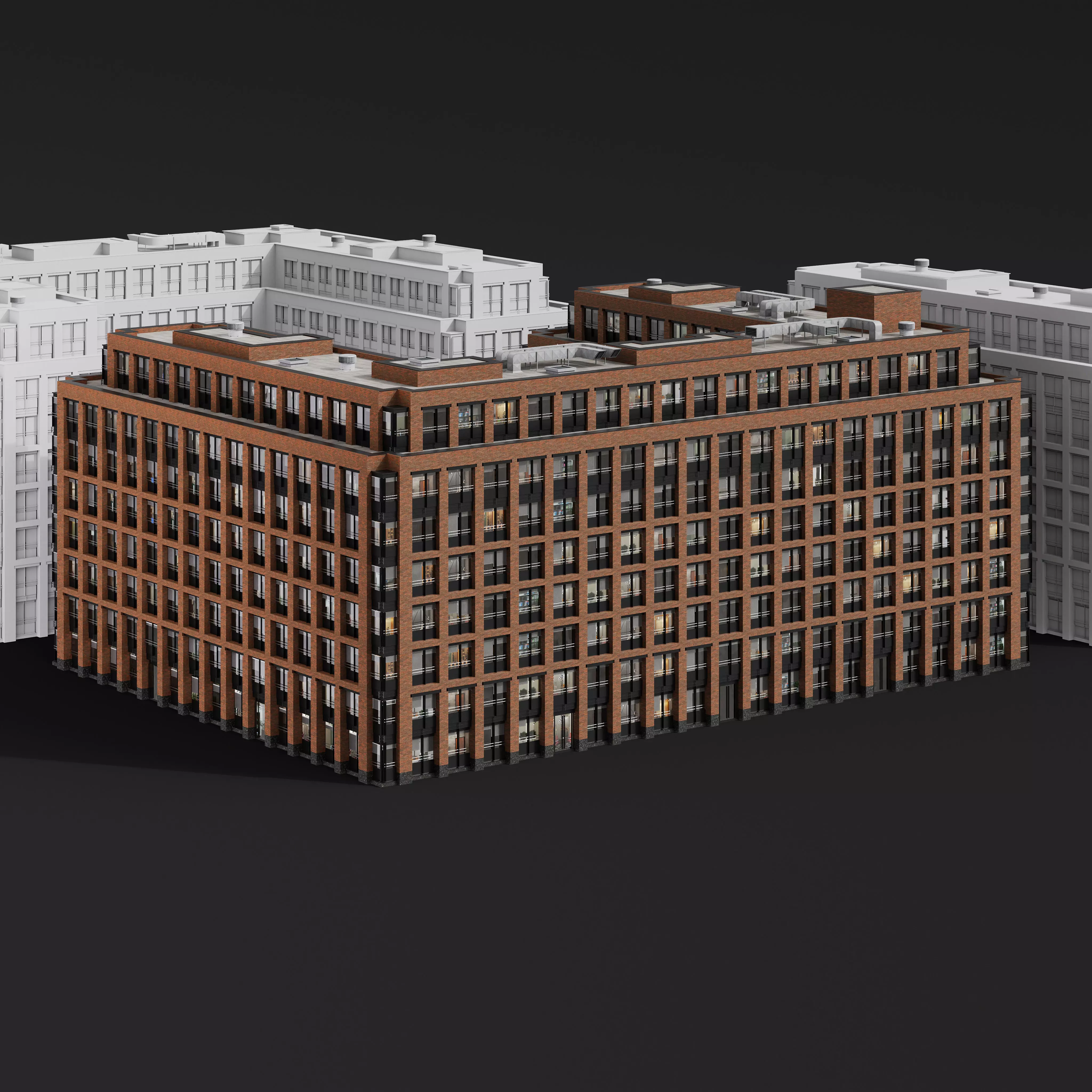 Archmodels vol 304 -  medium-sized modern city buildings 3D model_18