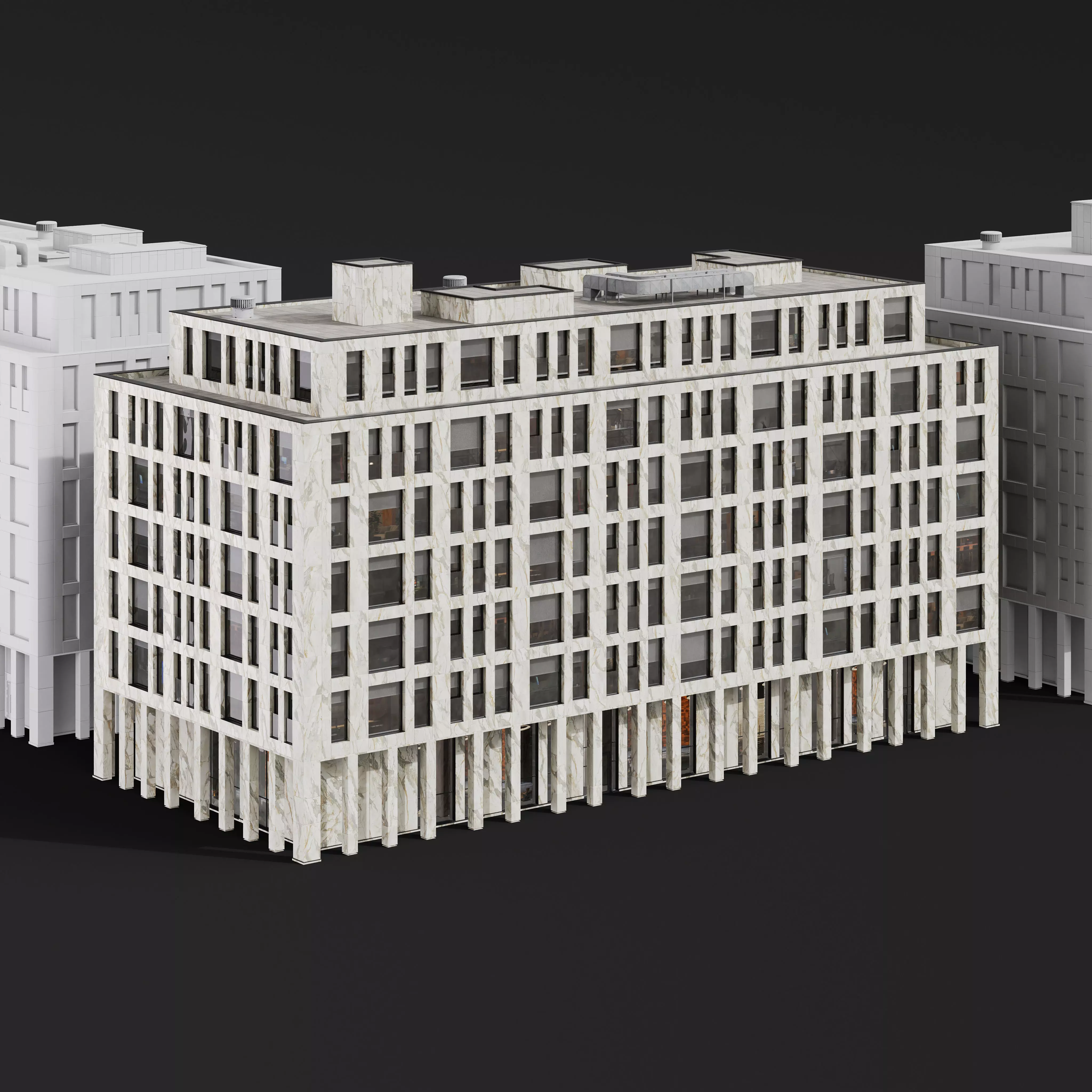Archmodels vol 304 -  medium-sized modern city buildings 3D model_13