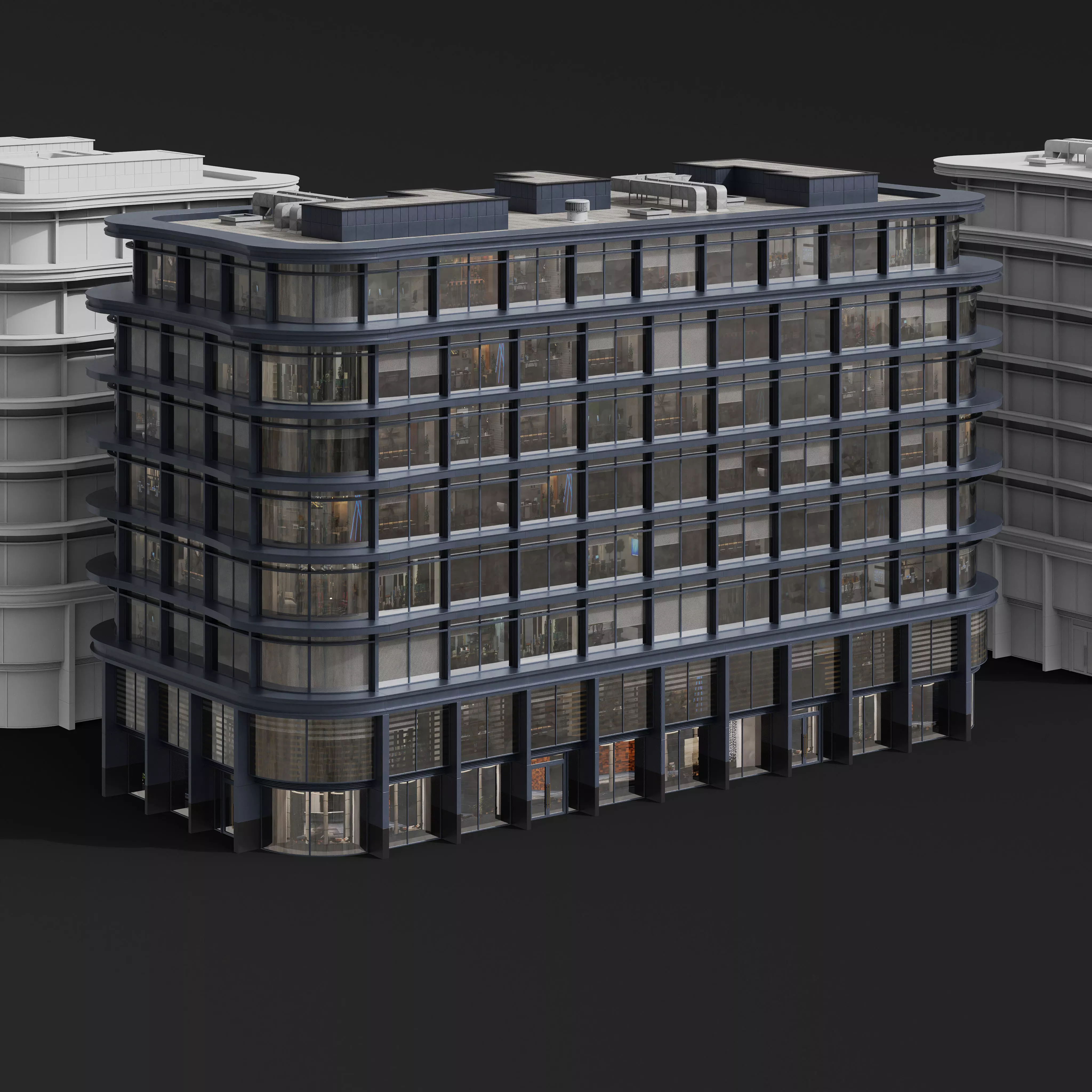 Archmodels vol 304 -  medium-sized modern city buildings 3D model_37