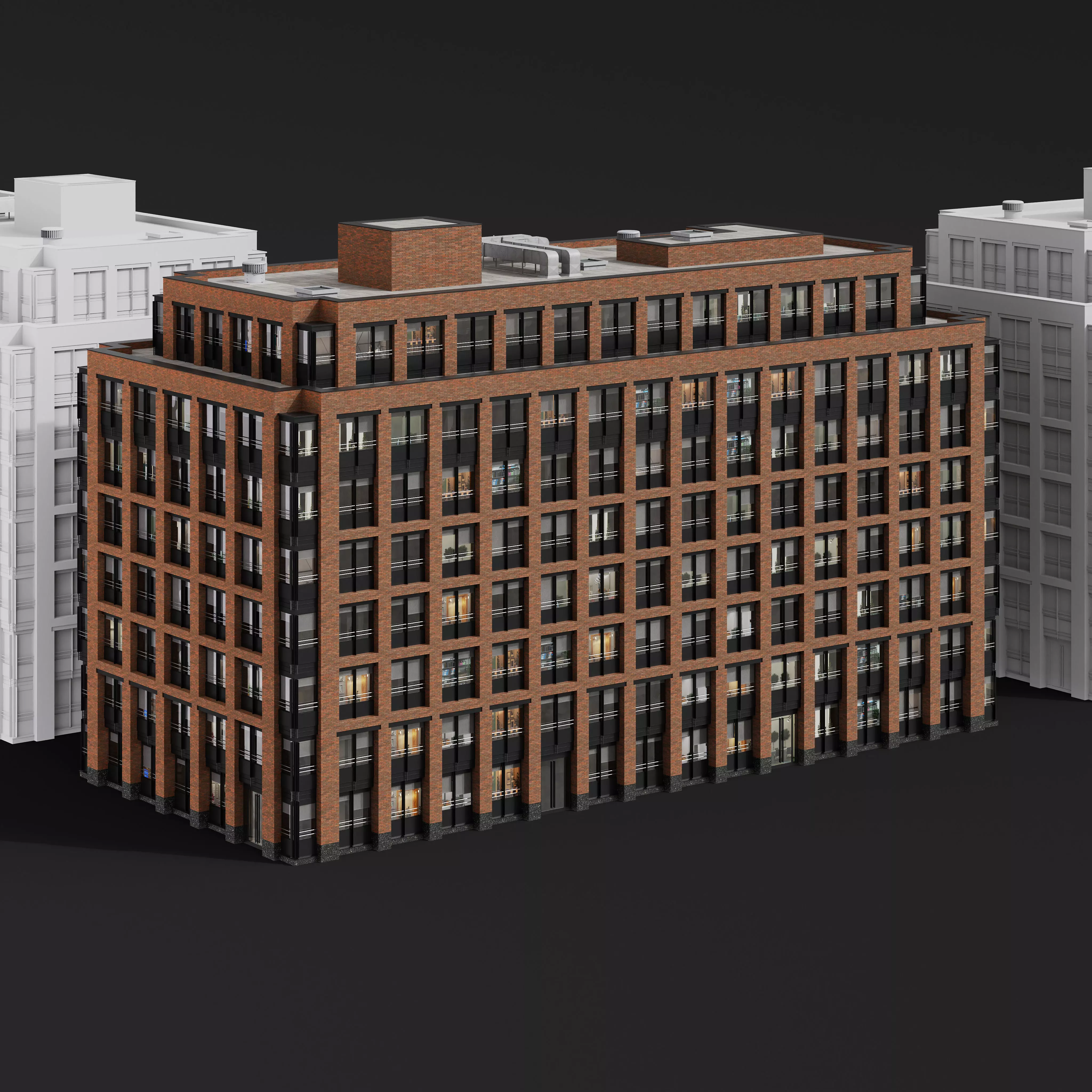 Archmodels vol 304 -  medium-sized modern city buildings 3D model_17