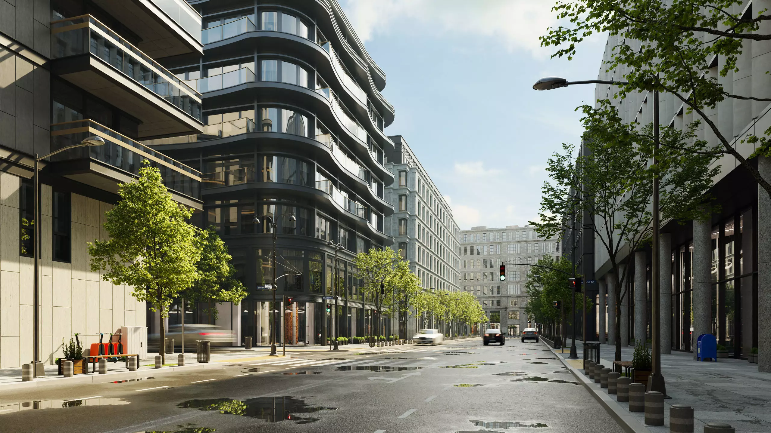 Archmodels vol 304 -  medium-sized modern city buildings 3D model_0