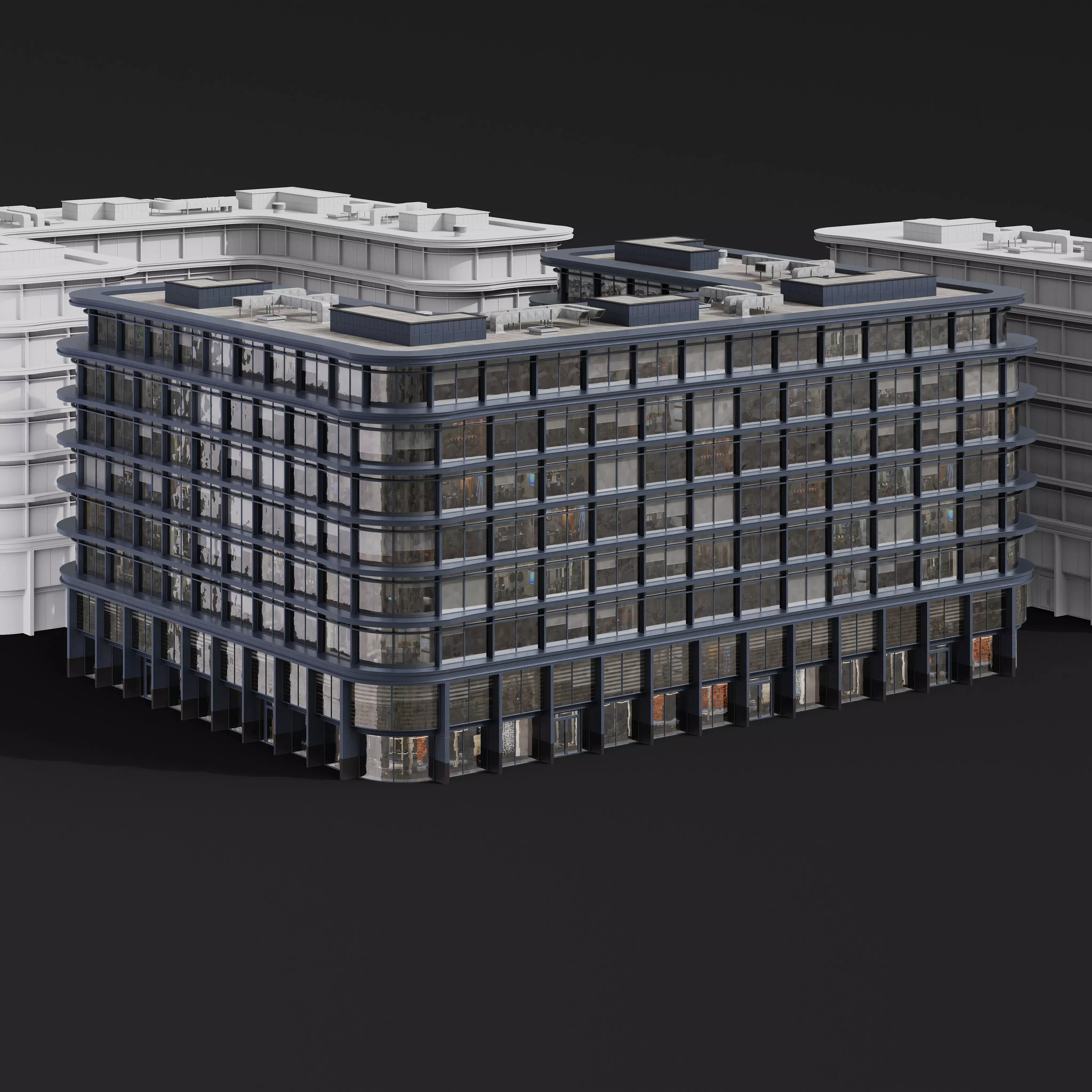 Archmodels vol 304 -  medium-sized modern city buildings 3D model_38