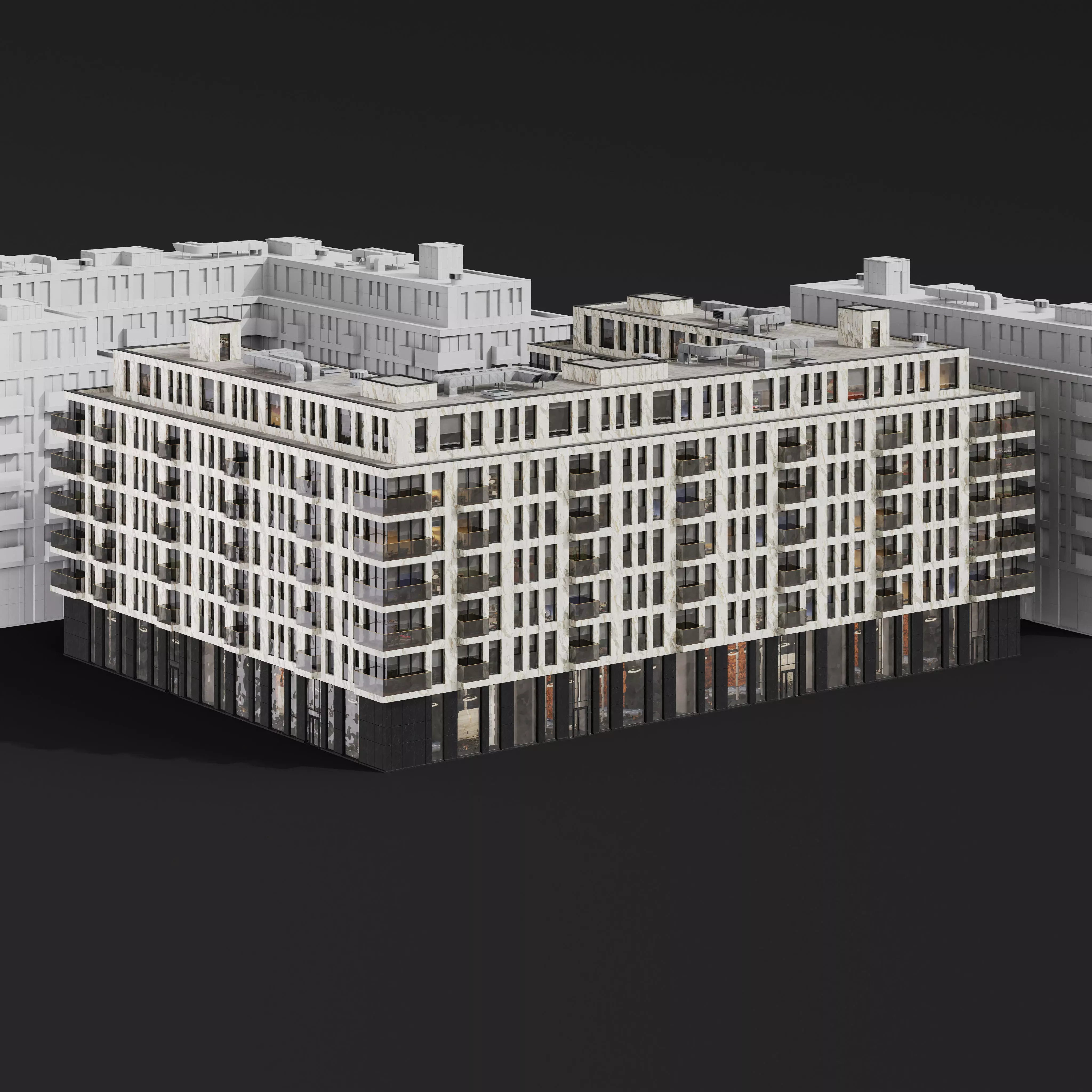 Archmodels vol 304 -  medium-sized modern city buildings 3D model_16