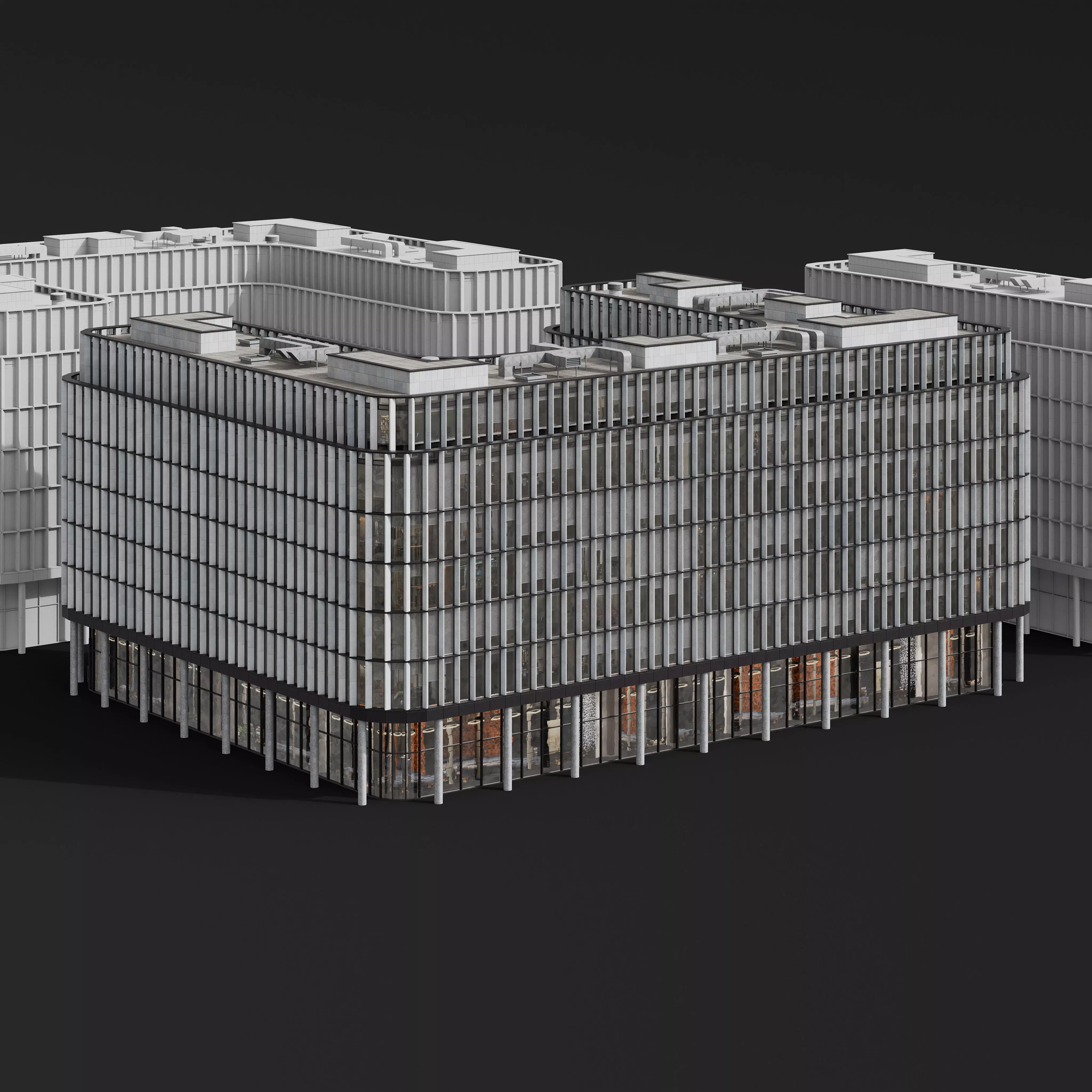 Archmodels vol 304 -  medium-sized modern city buildings 3D model_34