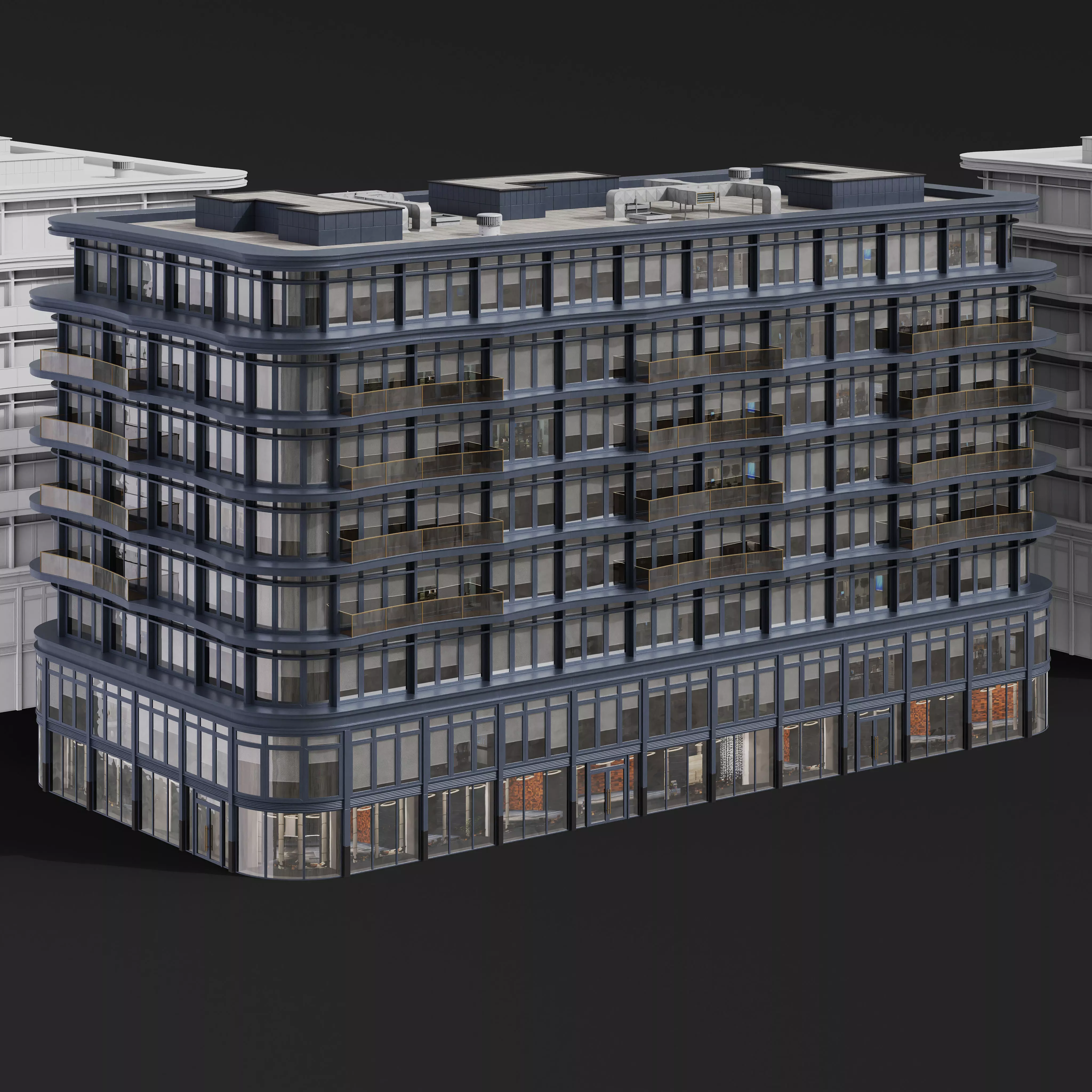 Archmodels vol 304 -  medium-sized modern city buildings 3D model_39