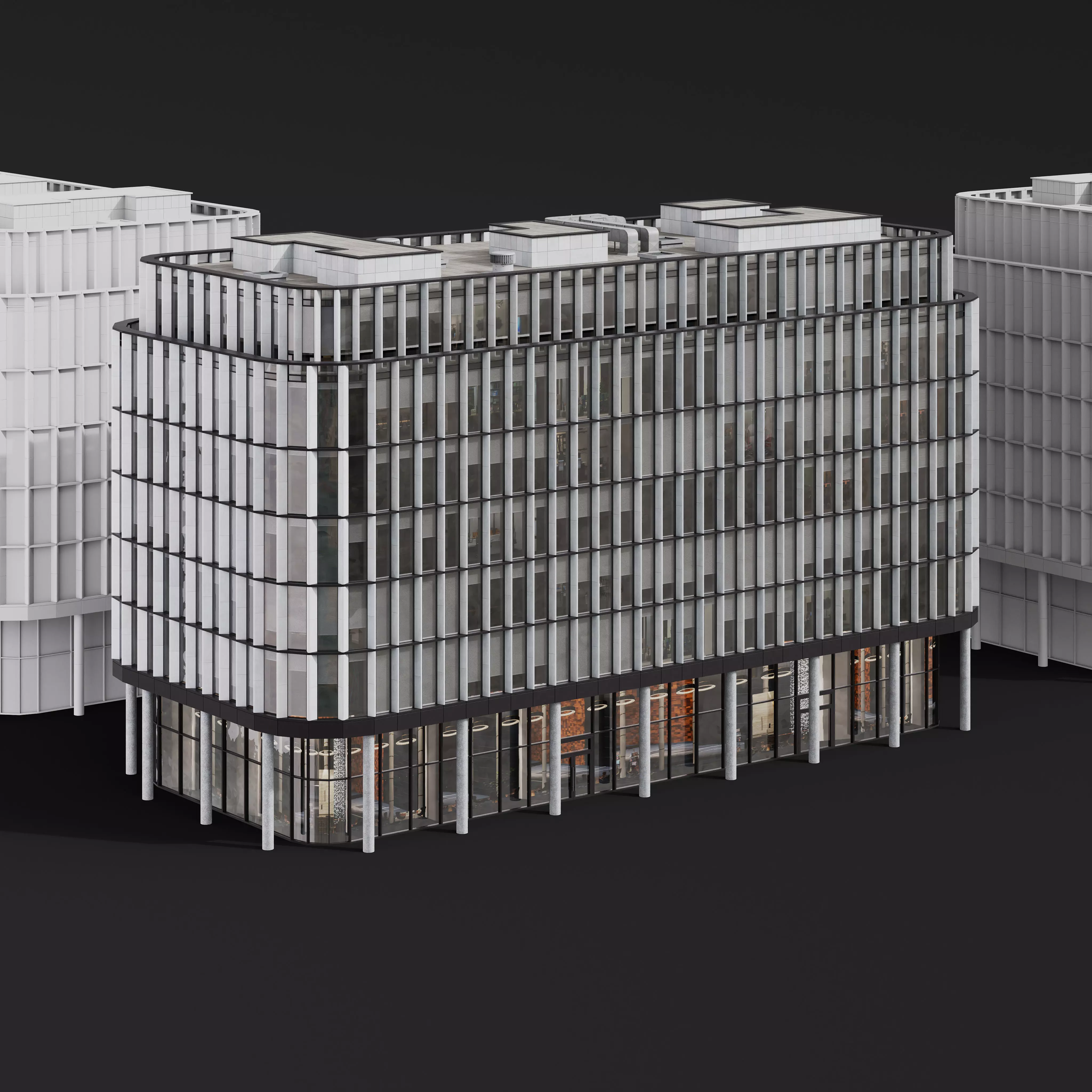 Archmodels vol 304 -  medium-sized modern city buildings 3D model_33