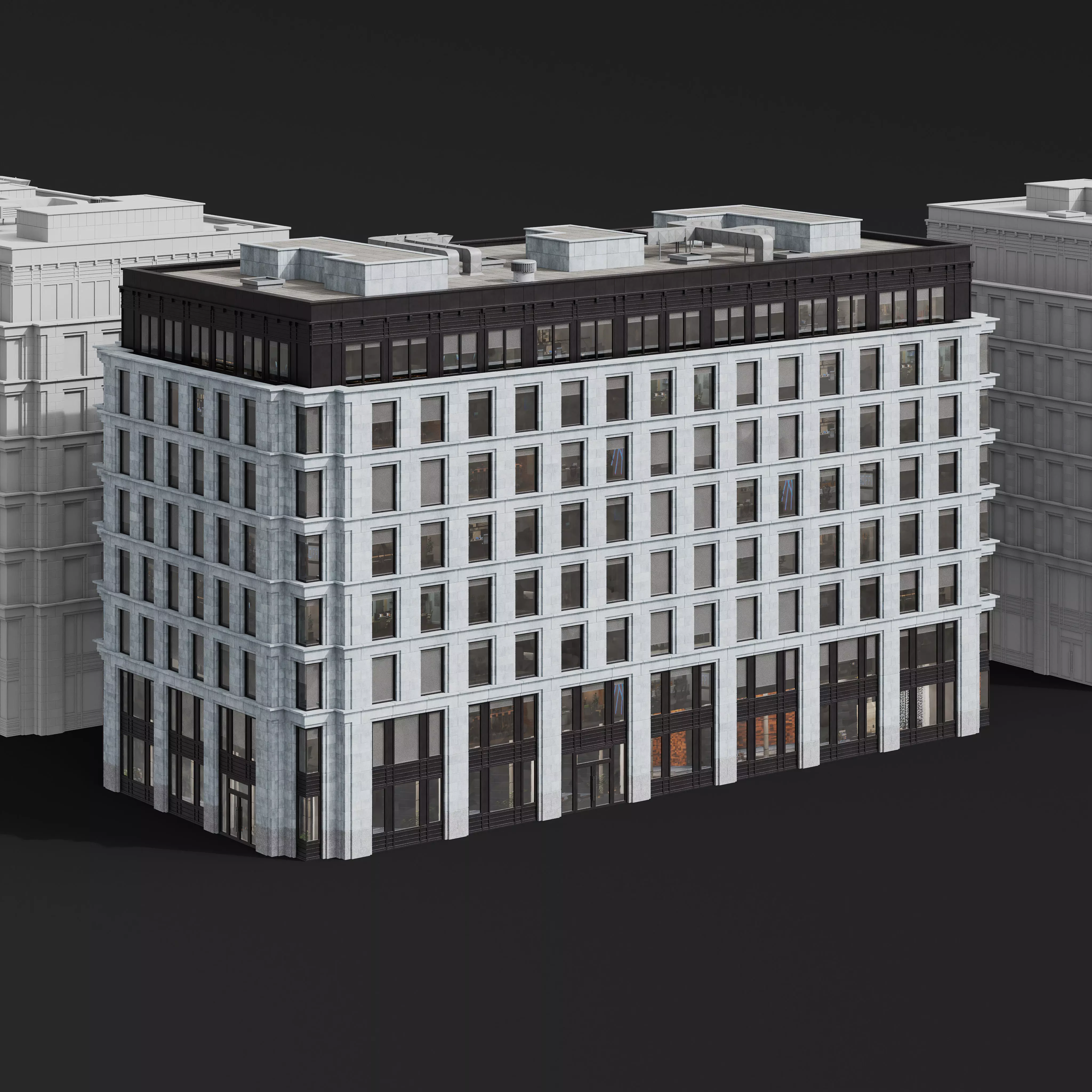 Archmodels vol 304 -  medium-sized modern city buildings 3D model_31