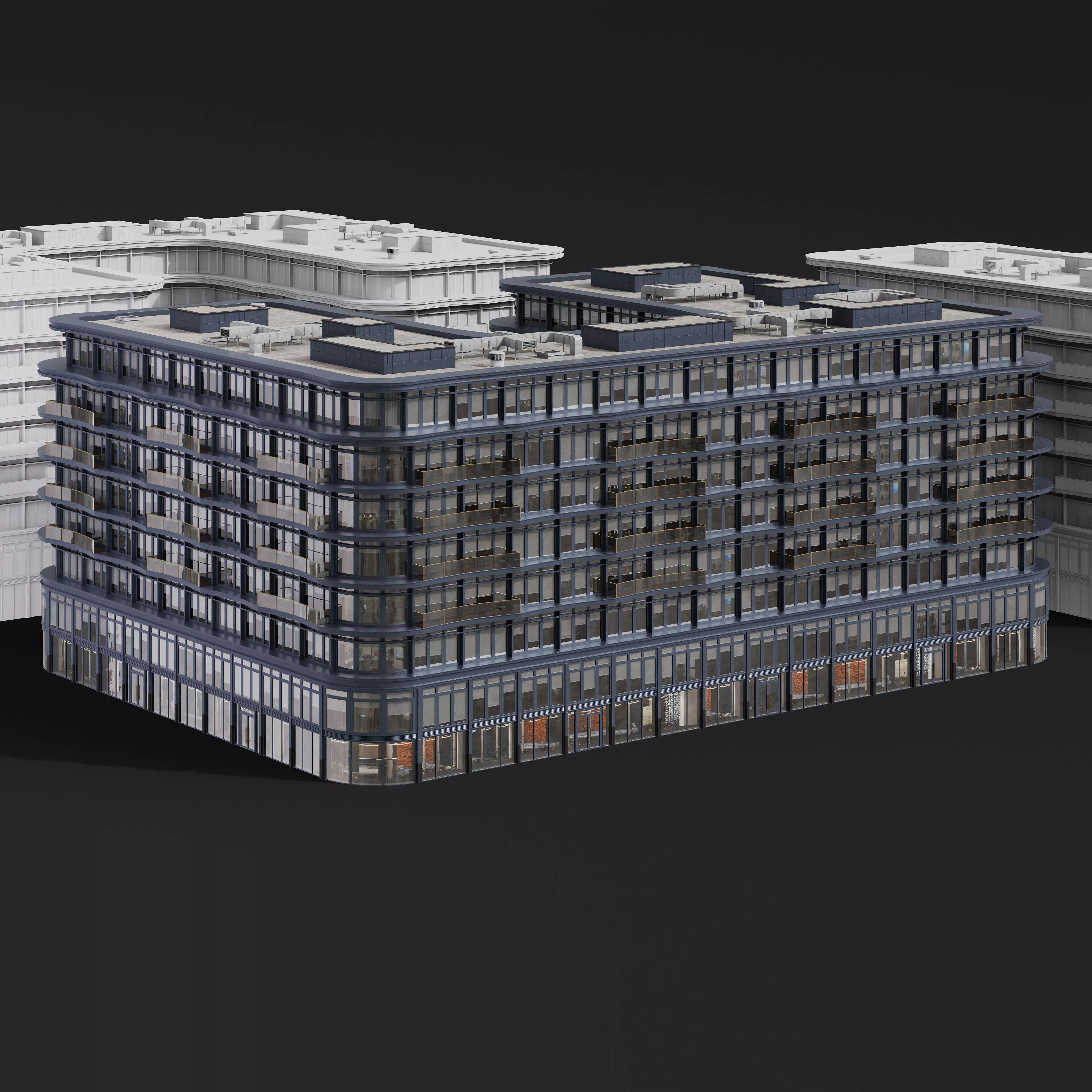 Archmodels vol 304 -  medium-sized modern city buildings 3D model_40