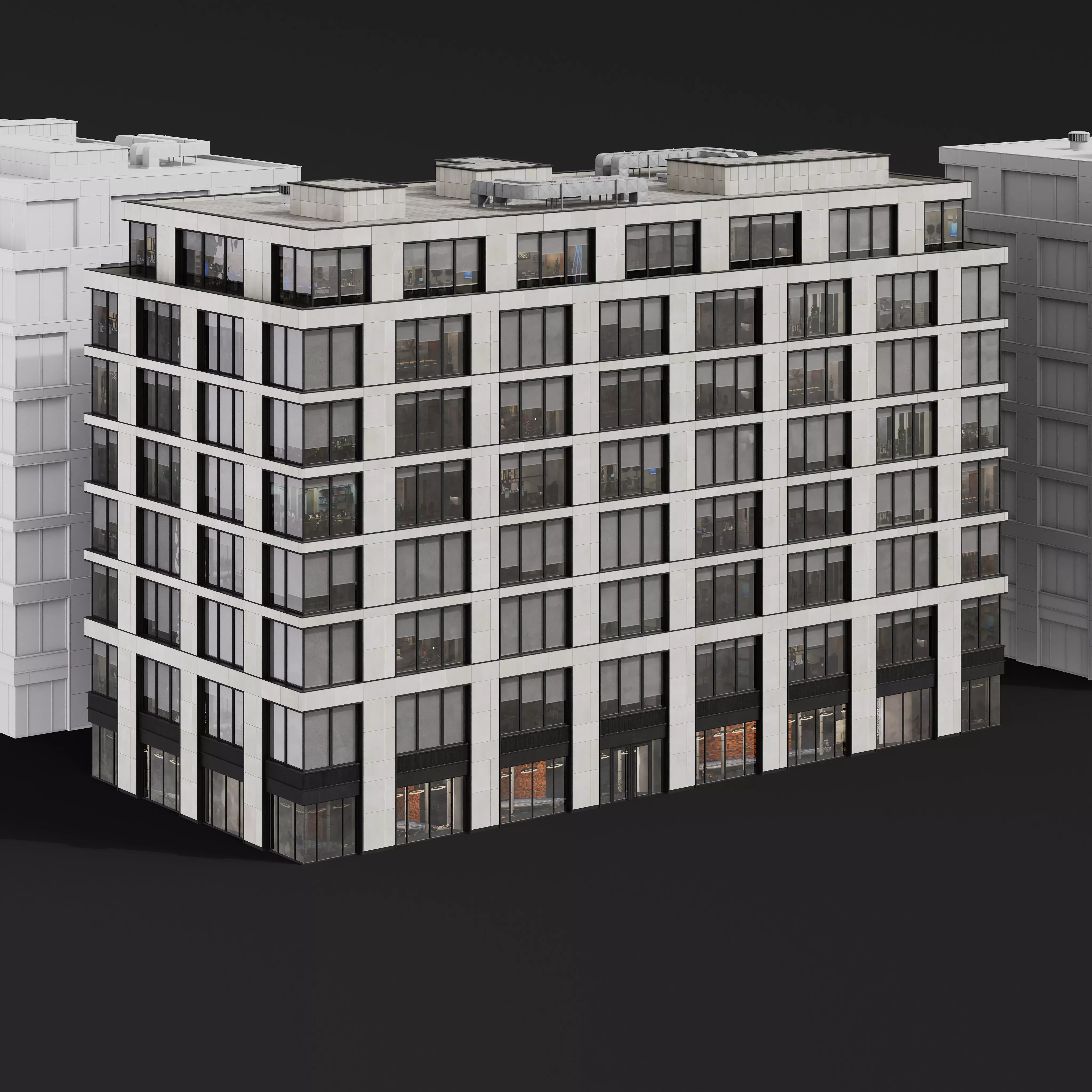 Archmodels vol 304 -  medium-sized modern city buildings 3D model_43