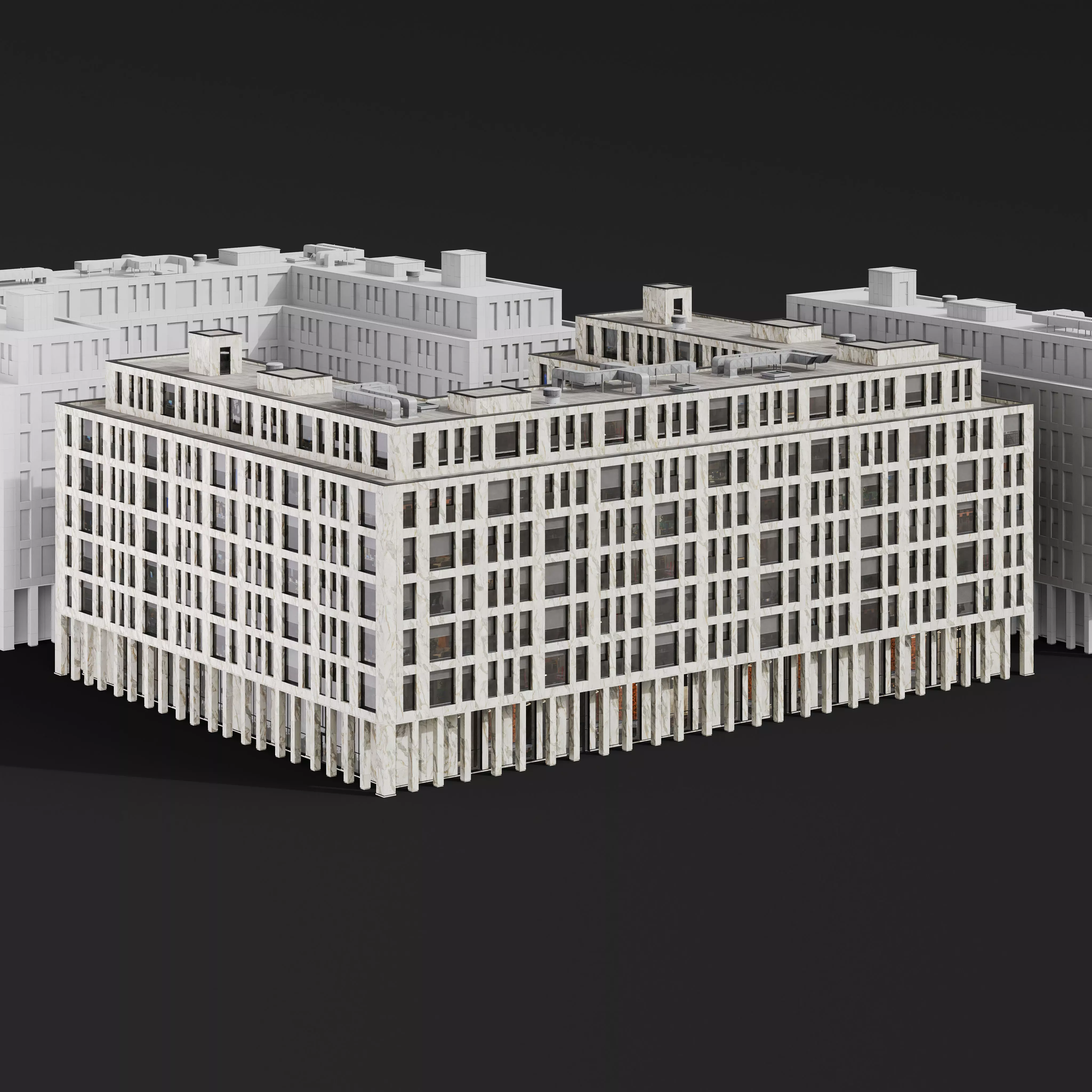 Archmodels vol 304 -  medium-sized modern city buildings 3D model_14