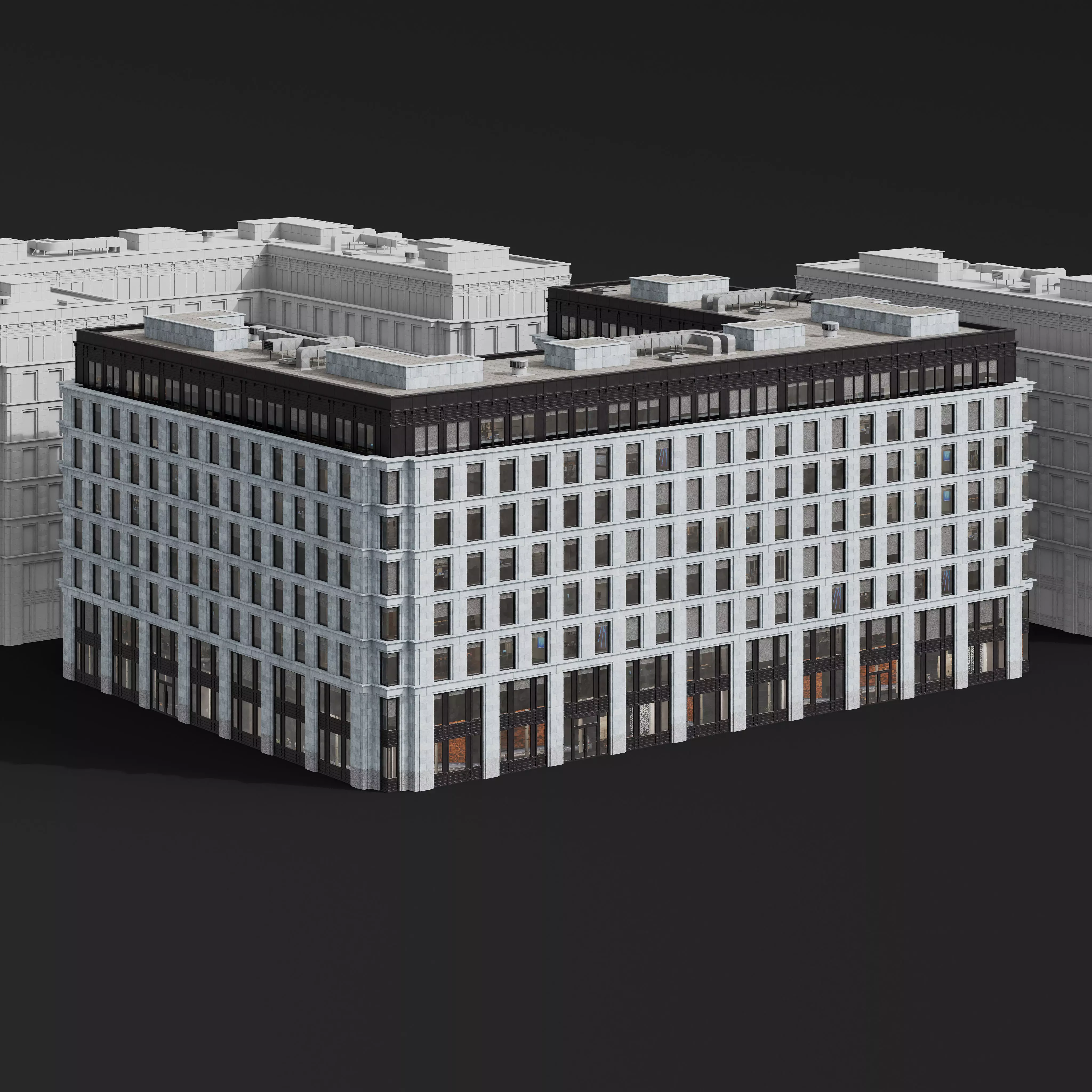 Archmodels vol 304 -  medium-sized modern city buildings 3D model_32