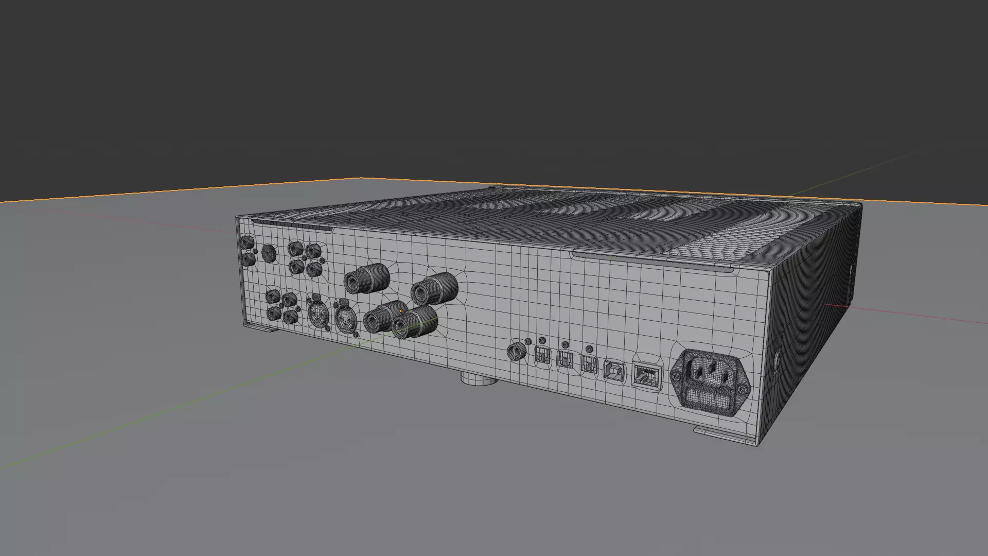 Integrated Stereo Amplifier HEGEL H190 3D model_4