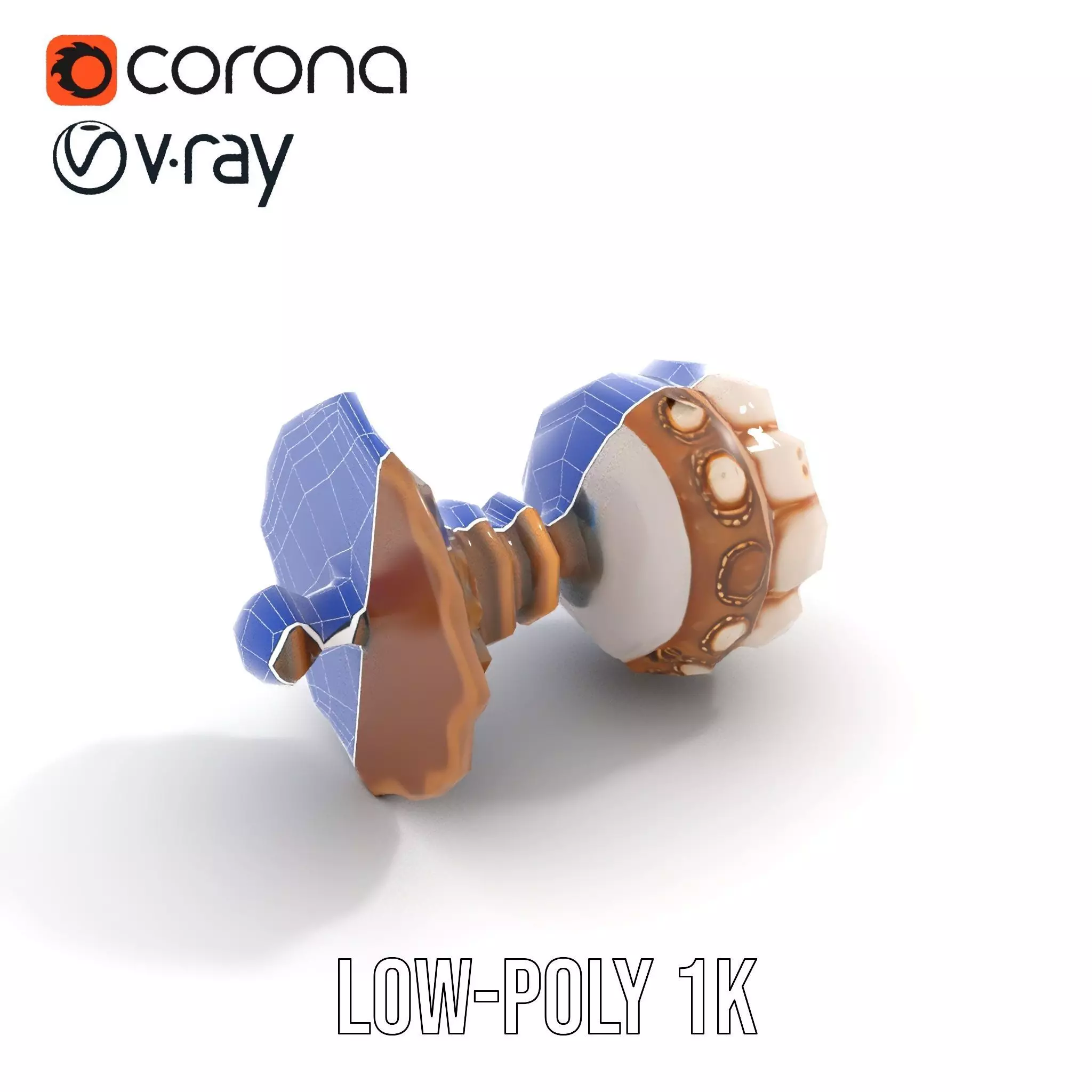 Ornate Gold Door Knob model pack Low-poly 3D model_28