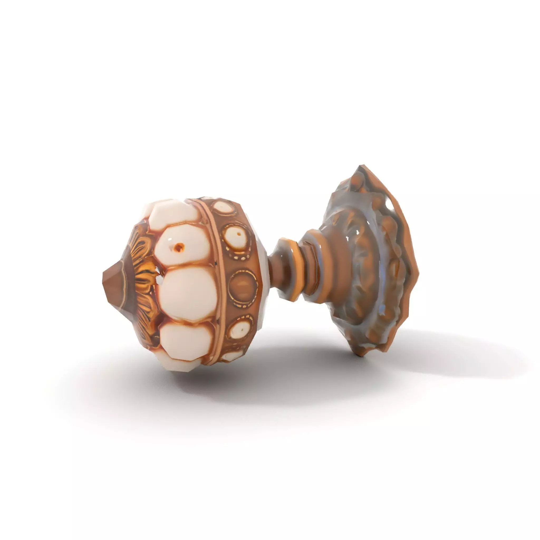 Ornate Gold Door Knob model pack Low-poly 3D model_7