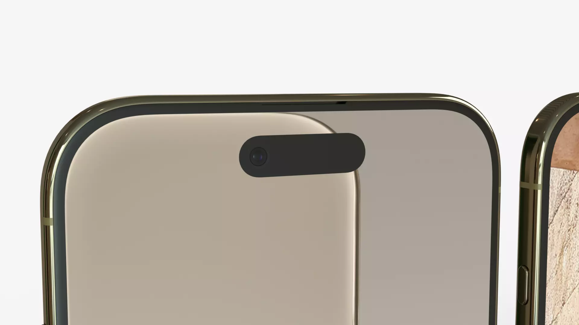 Apple Iphone Air 2025 Gold 3D model_8