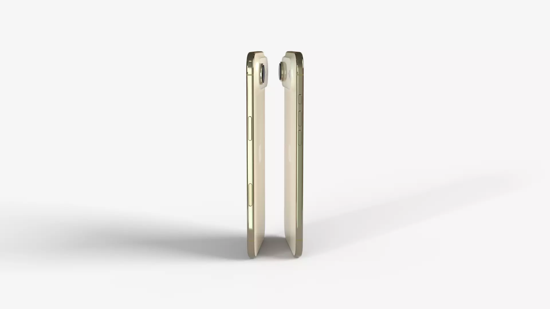 Apple Iphone Air 2025 Gold 3D model_4