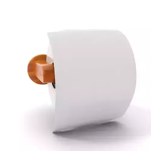 Wooden Toilet Roll Holder model pack Low-poly 3D model