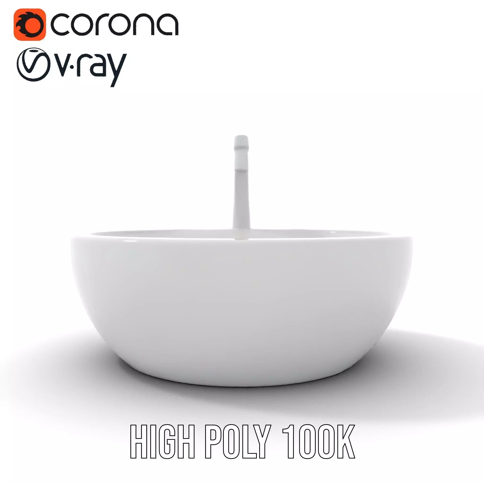 Modern Porcelain Basin model pack Low-poly 3D model_17