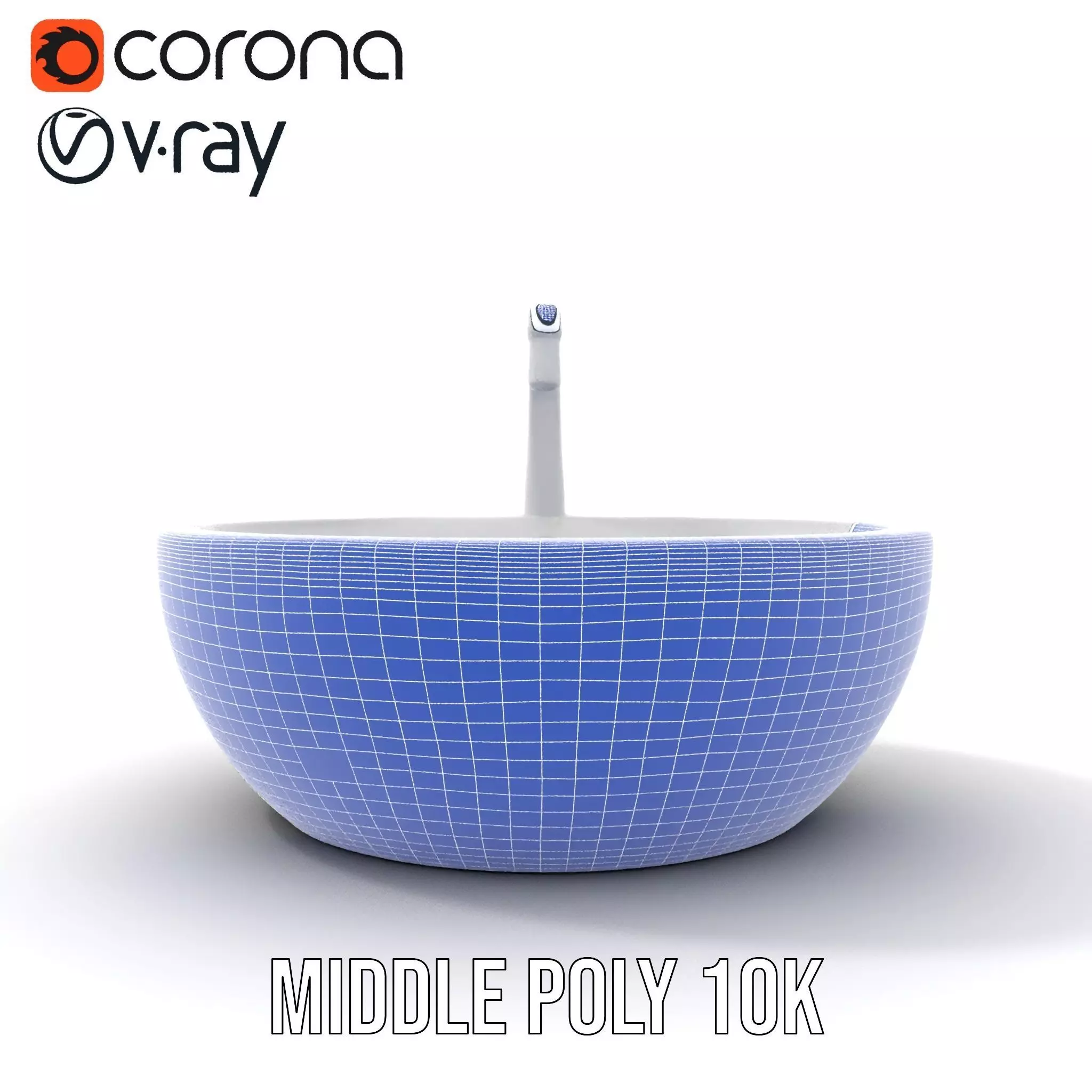 Modern Porcelain Basin model pack Low-poly 3D model_24