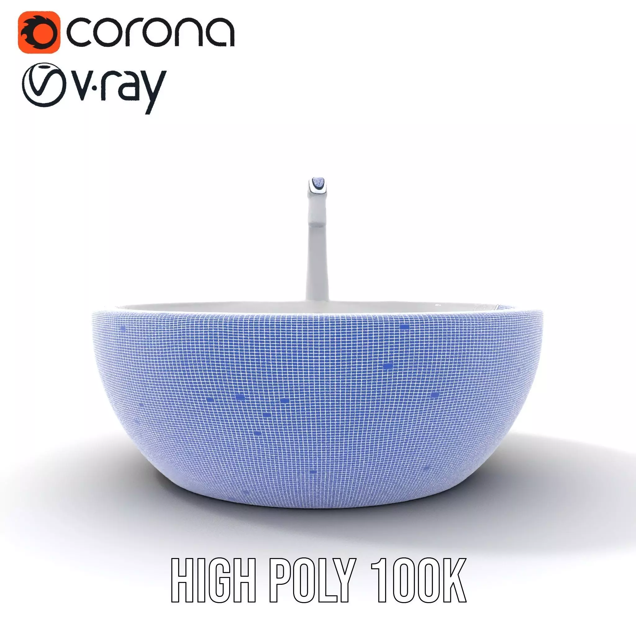 Modern Porcelain Basin model pack Low-poly 3D model_34