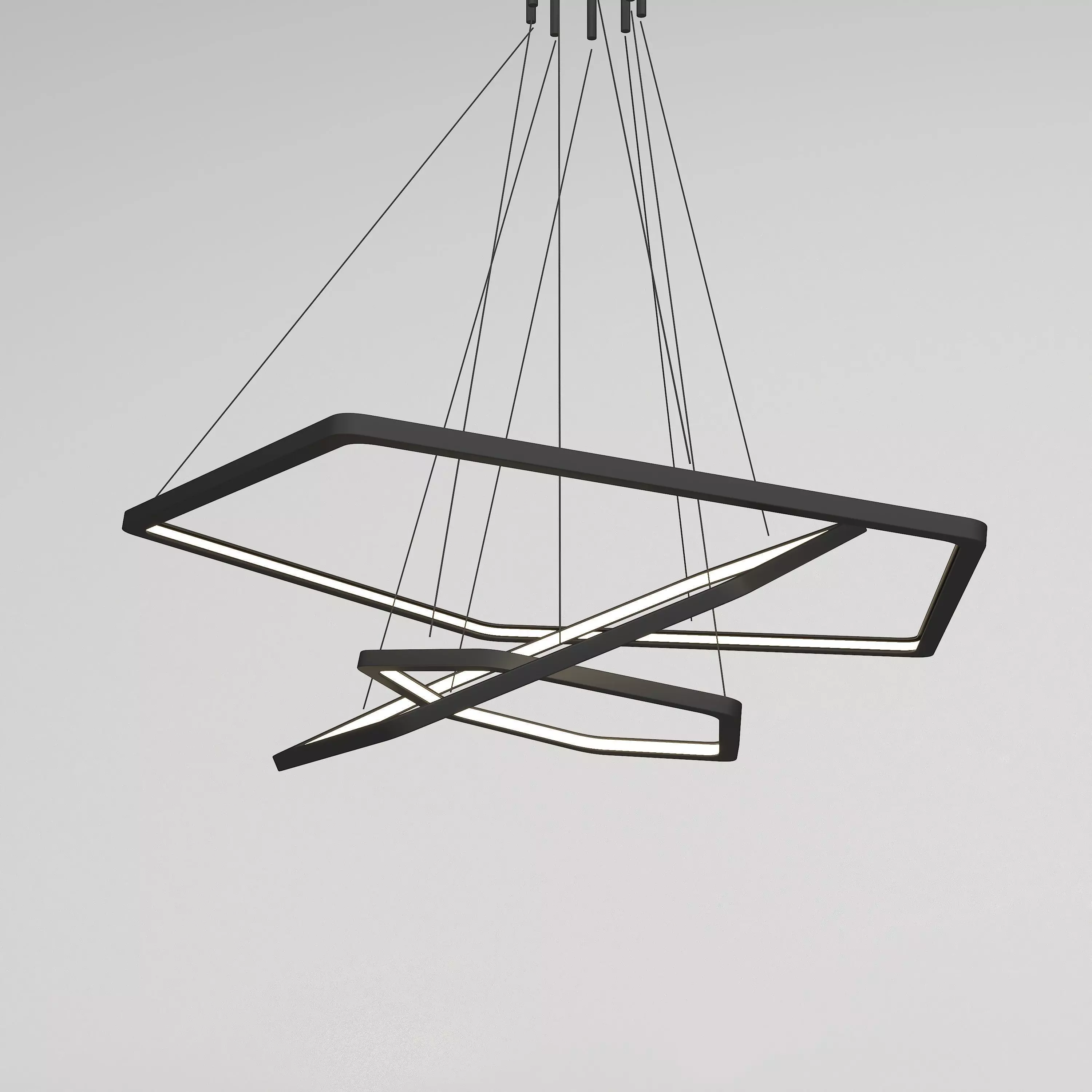 Hexagon Ceiling Light - Sport Light 3D model